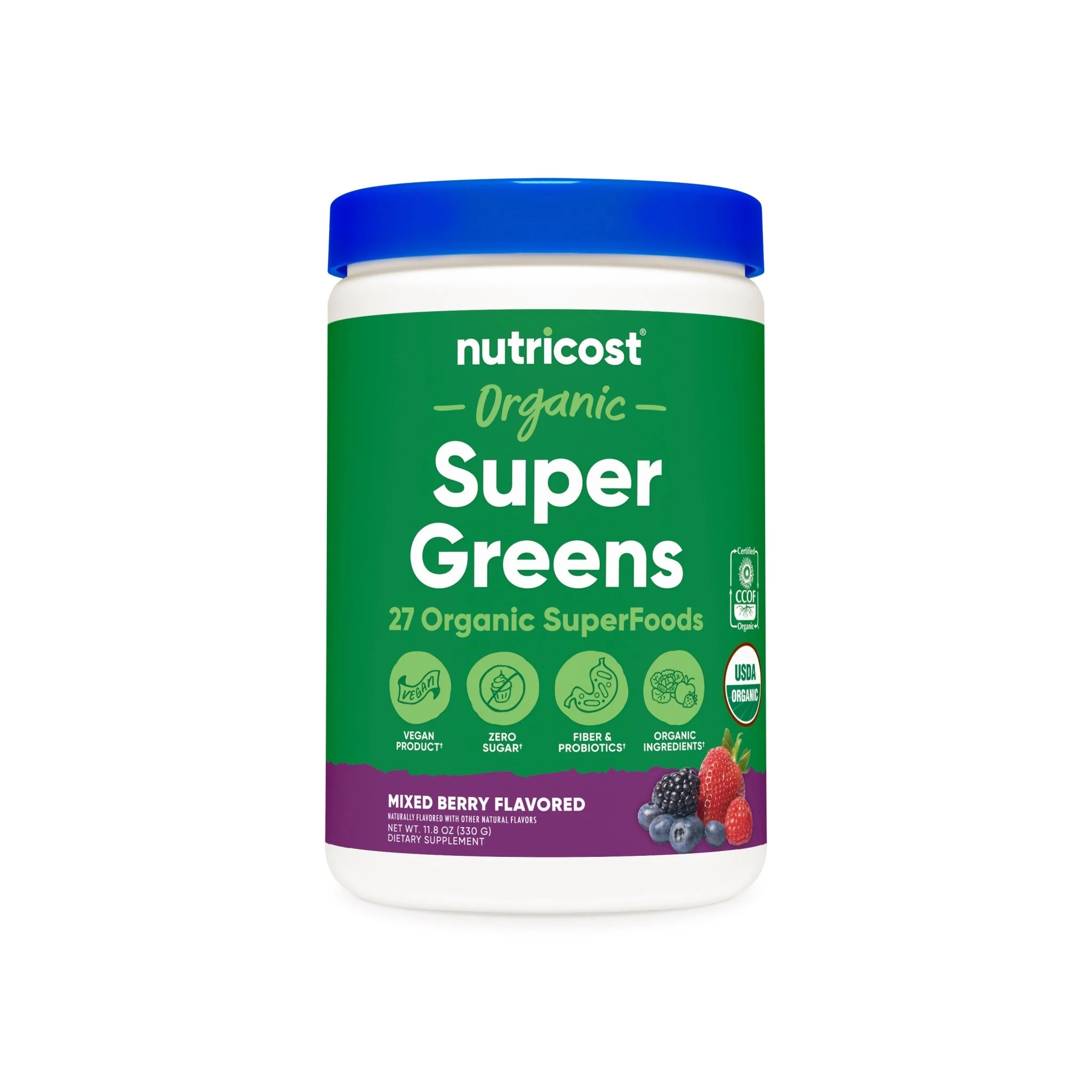 Nutricost Organic Super Greens Powder - Image 4