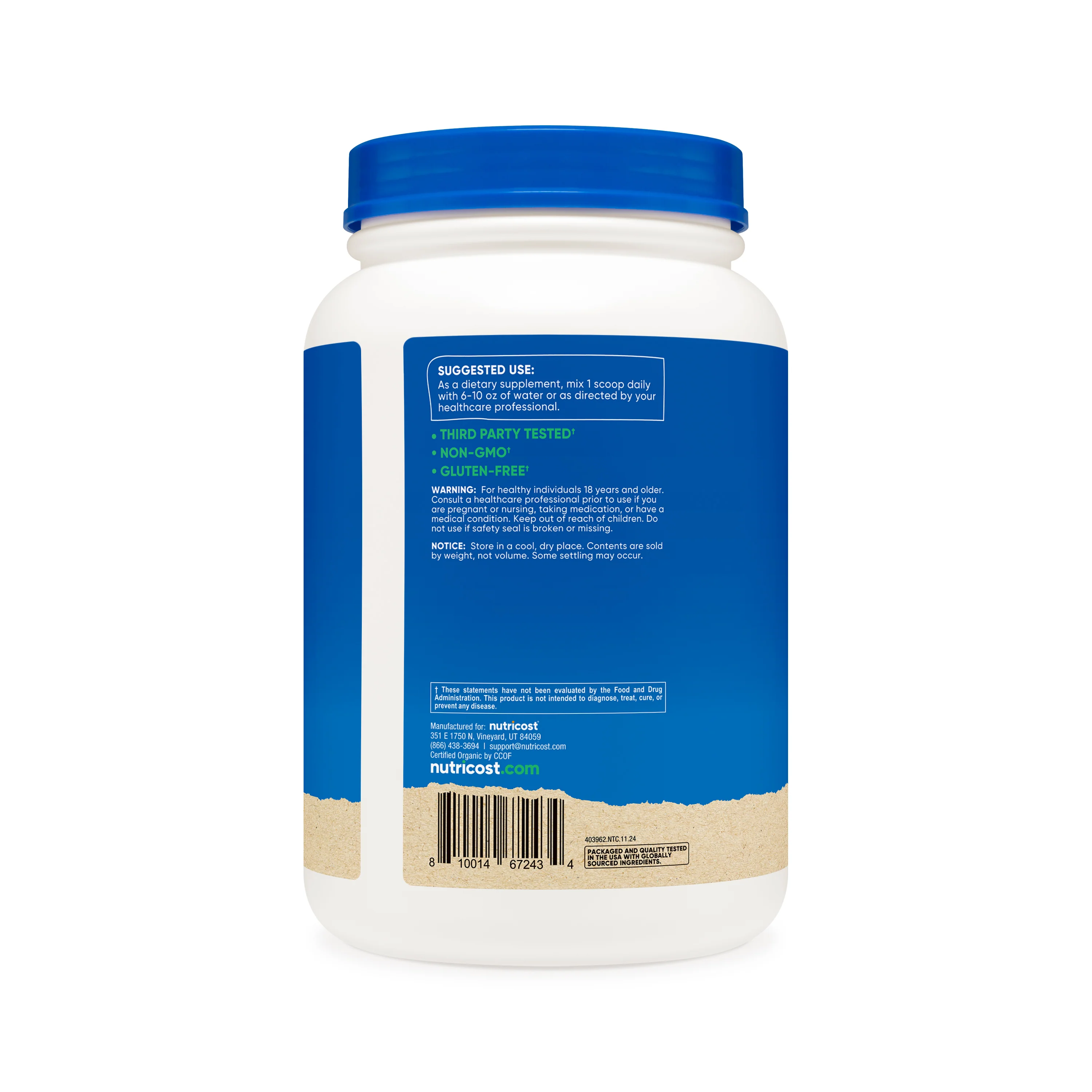 Nutricost Organic Turmeric Powder - Image 3