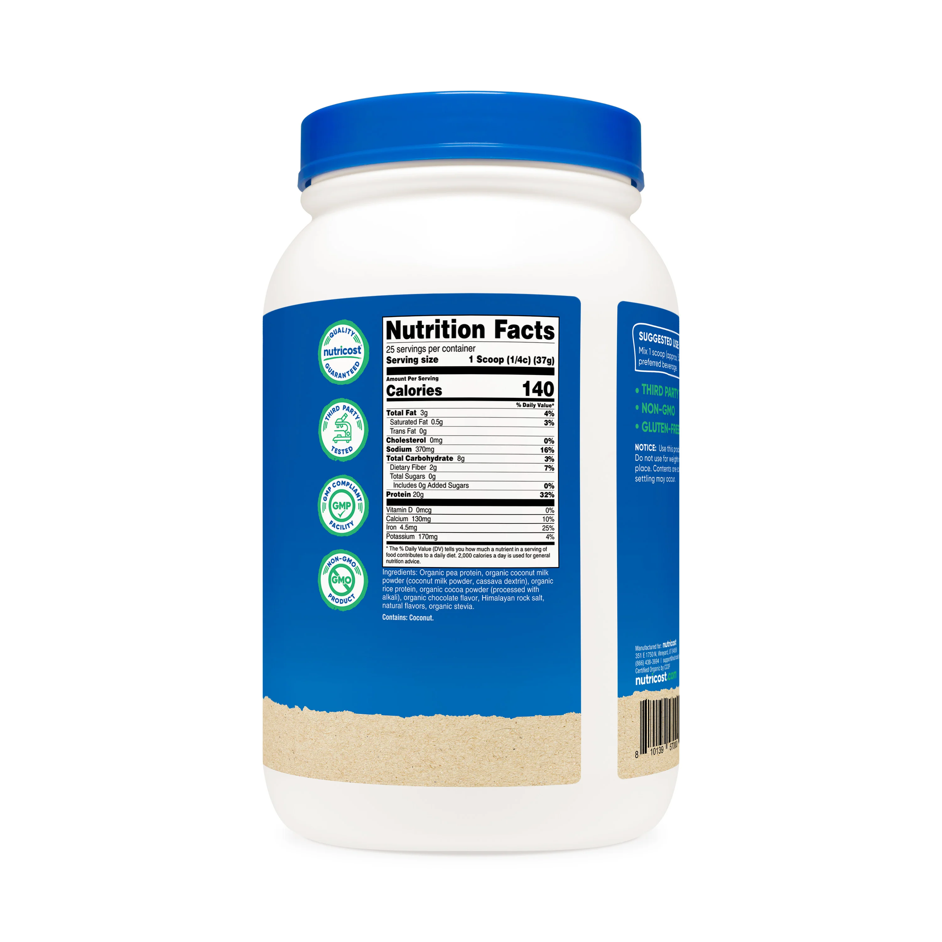 Nutricost Organic Vegan Protein Powder - Image 10