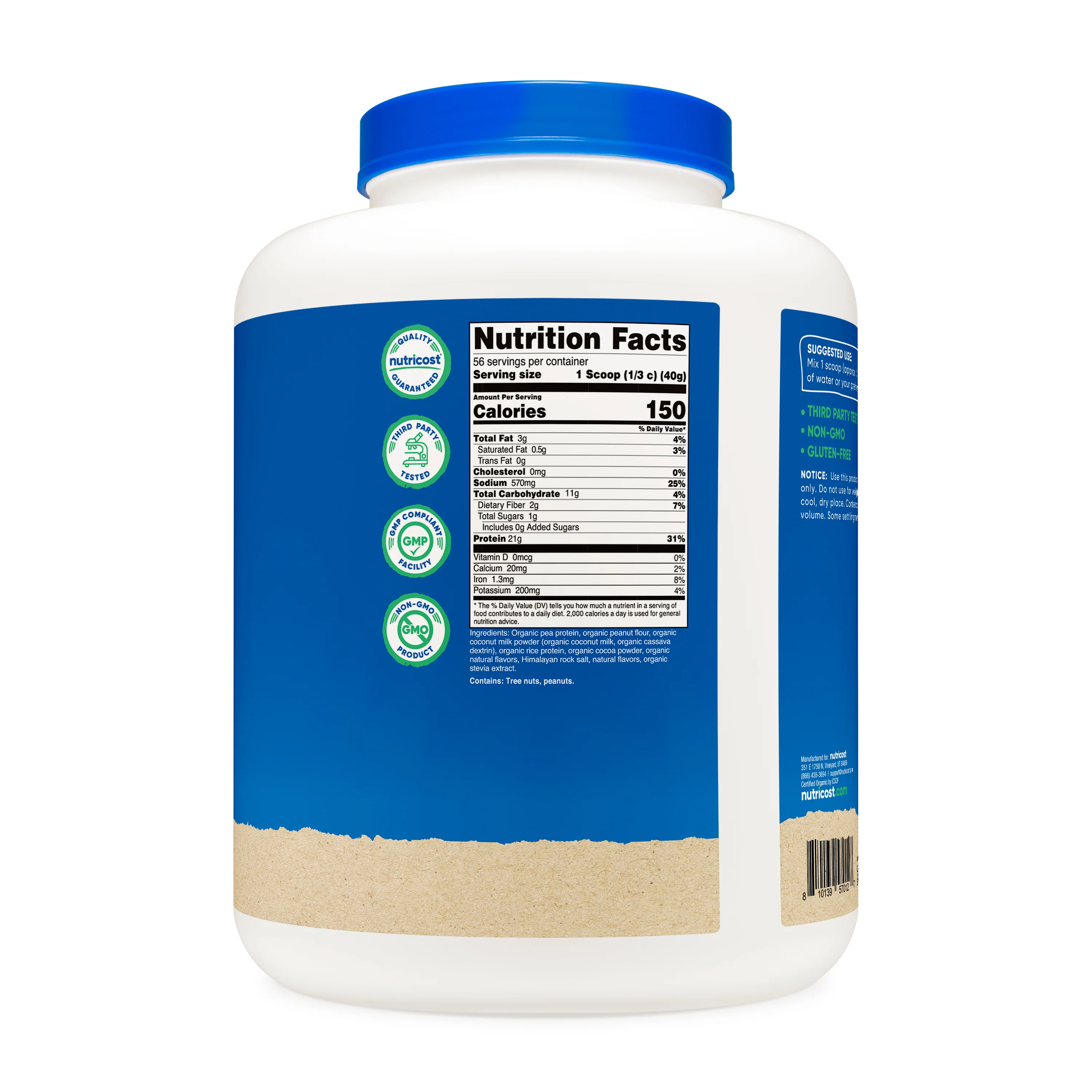 Nutricost Organic Vegan Protein Powder - Image 4