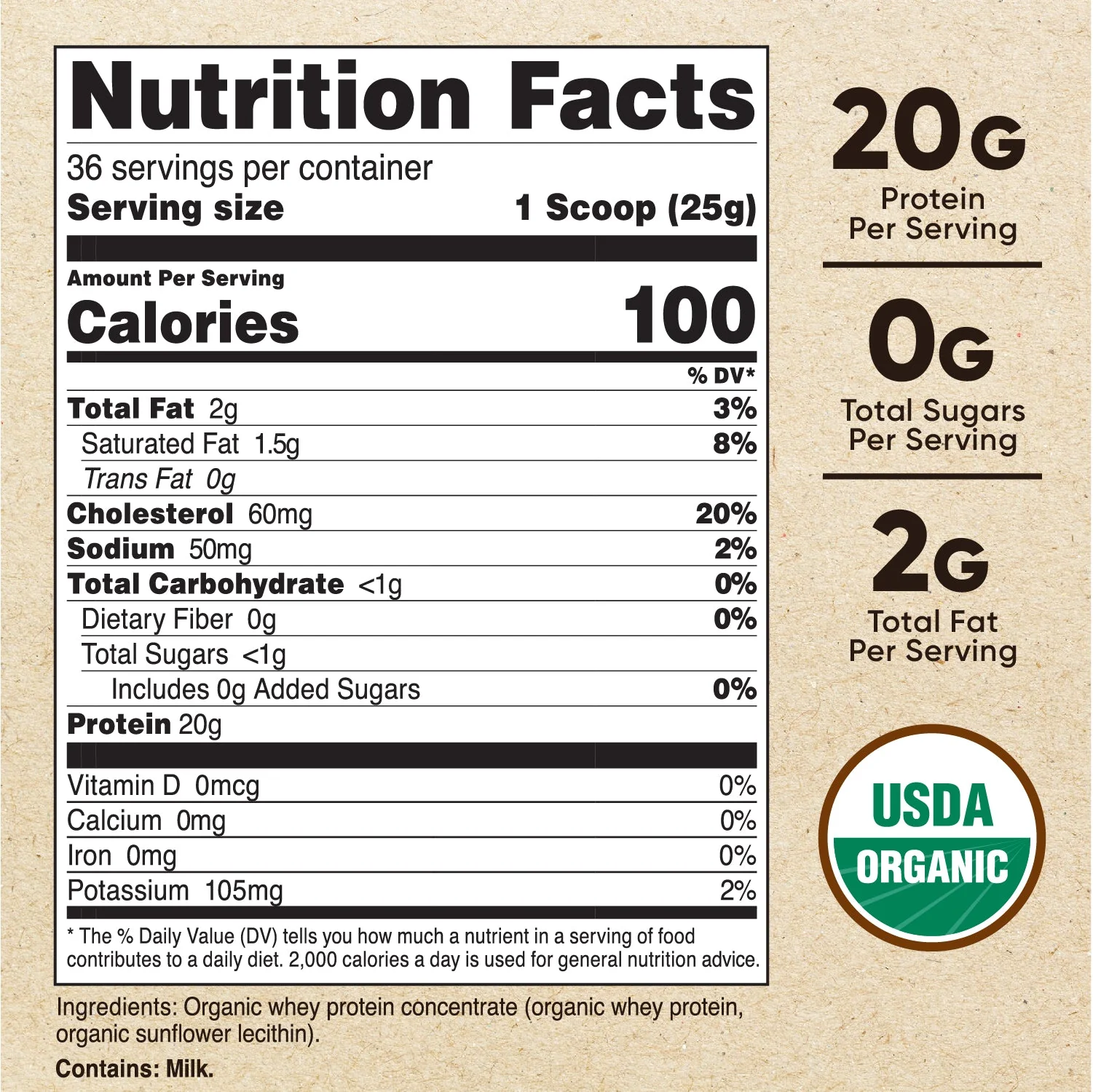 Nutricost Organic Whey Protein Powder - Image 8