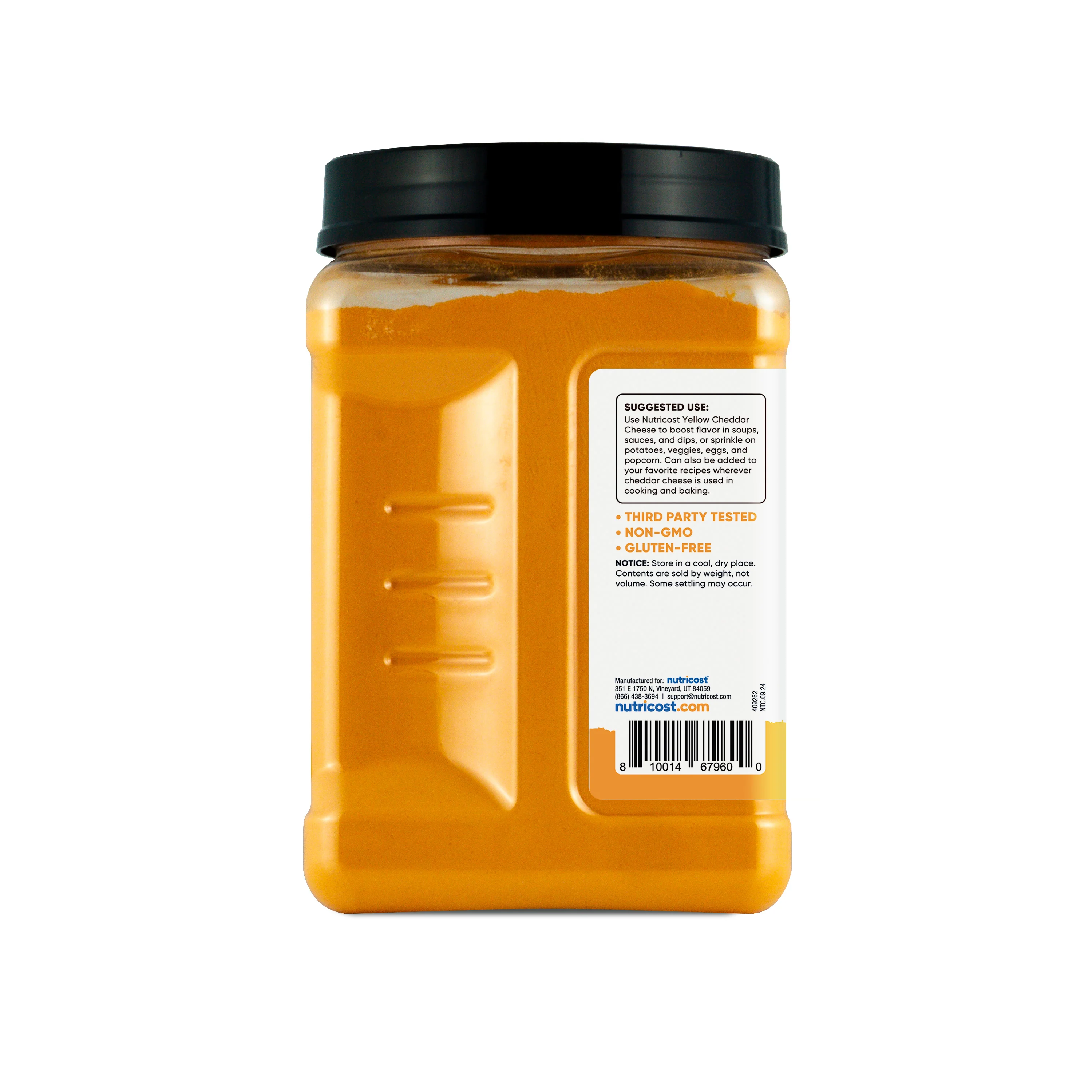 Nutricost Pantry Cheddar Cheese Powder (Yellow) (2.5 LB) - Image 4