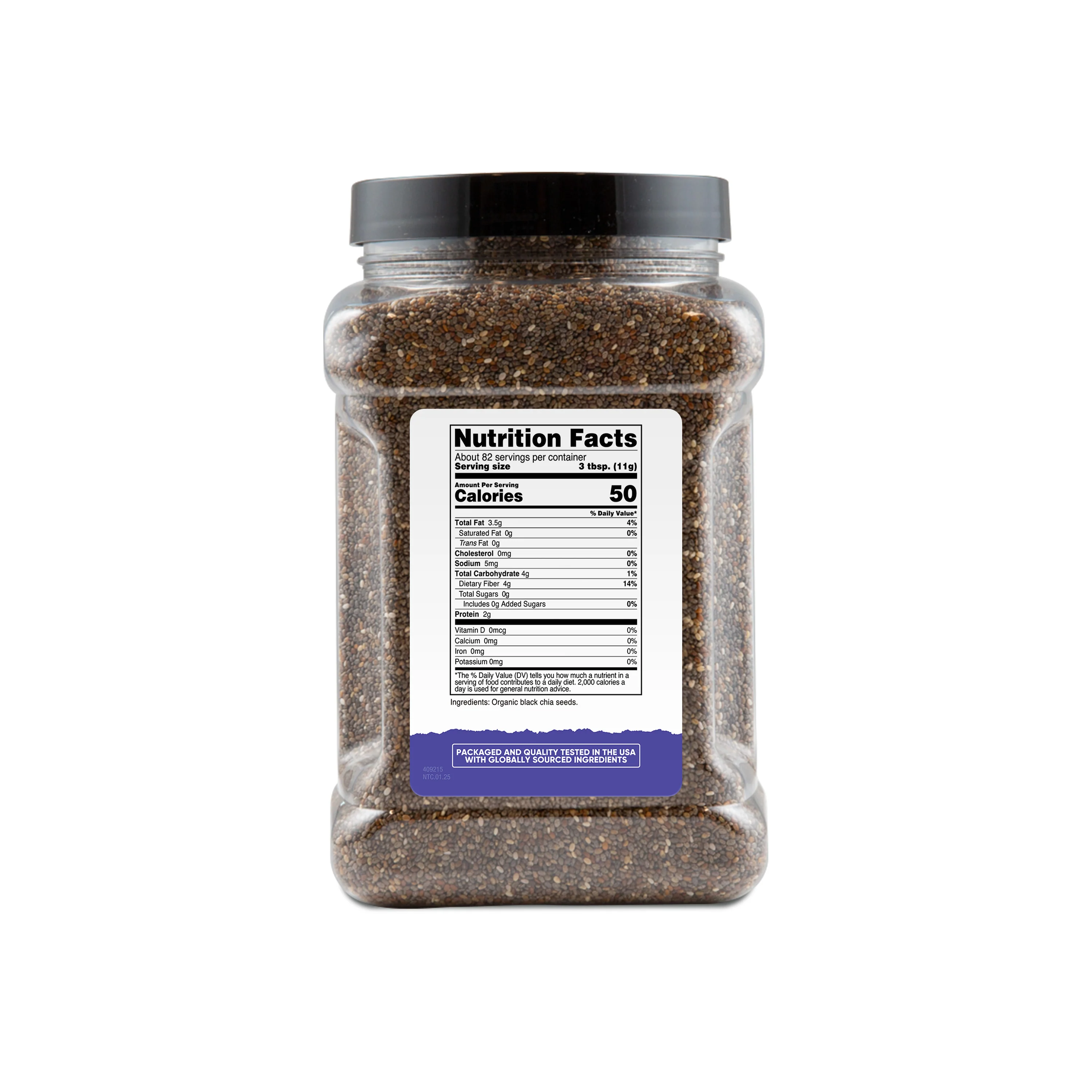 Nutricost Pantry Organic Chia Seed - Image 2