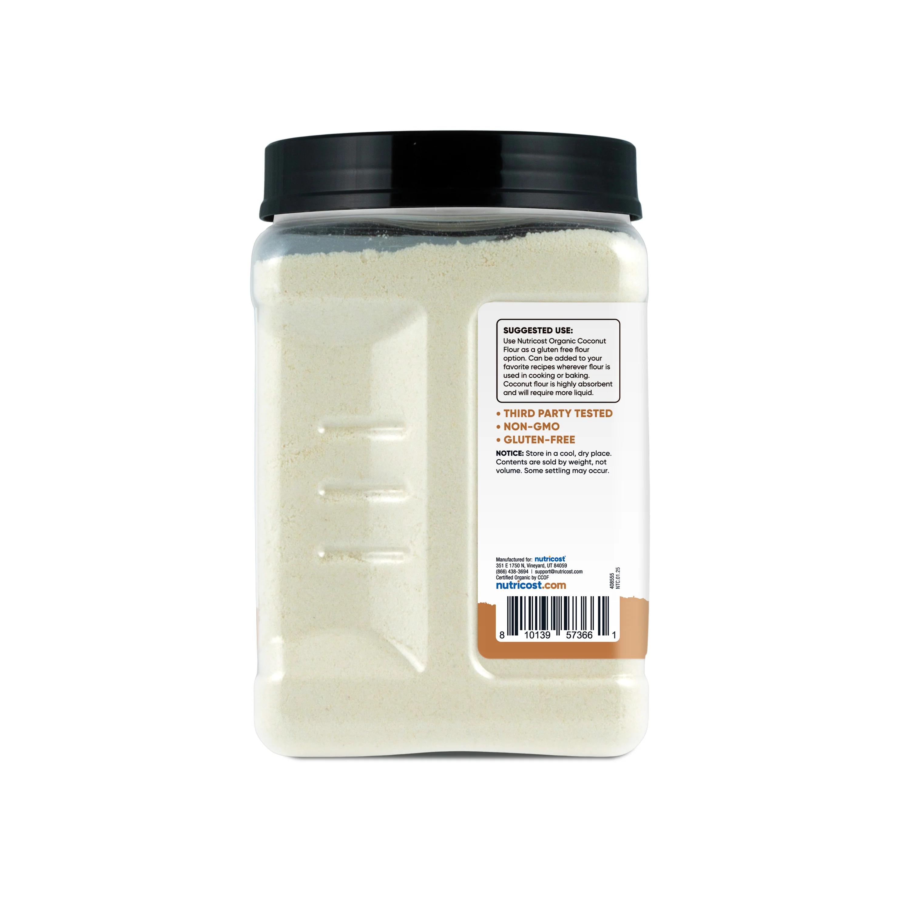 Nutricost PANTRY Organic Coconut Flour - Image 4