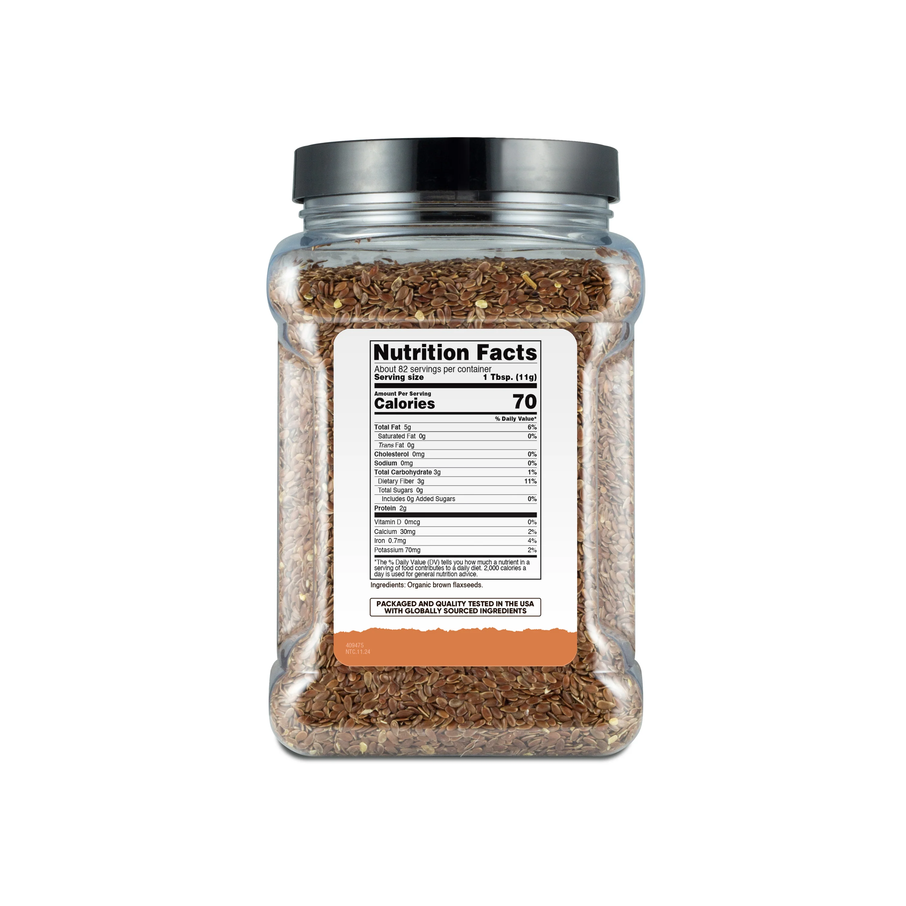 Nutricost Pantry Organic Flaxseeds - Image 2