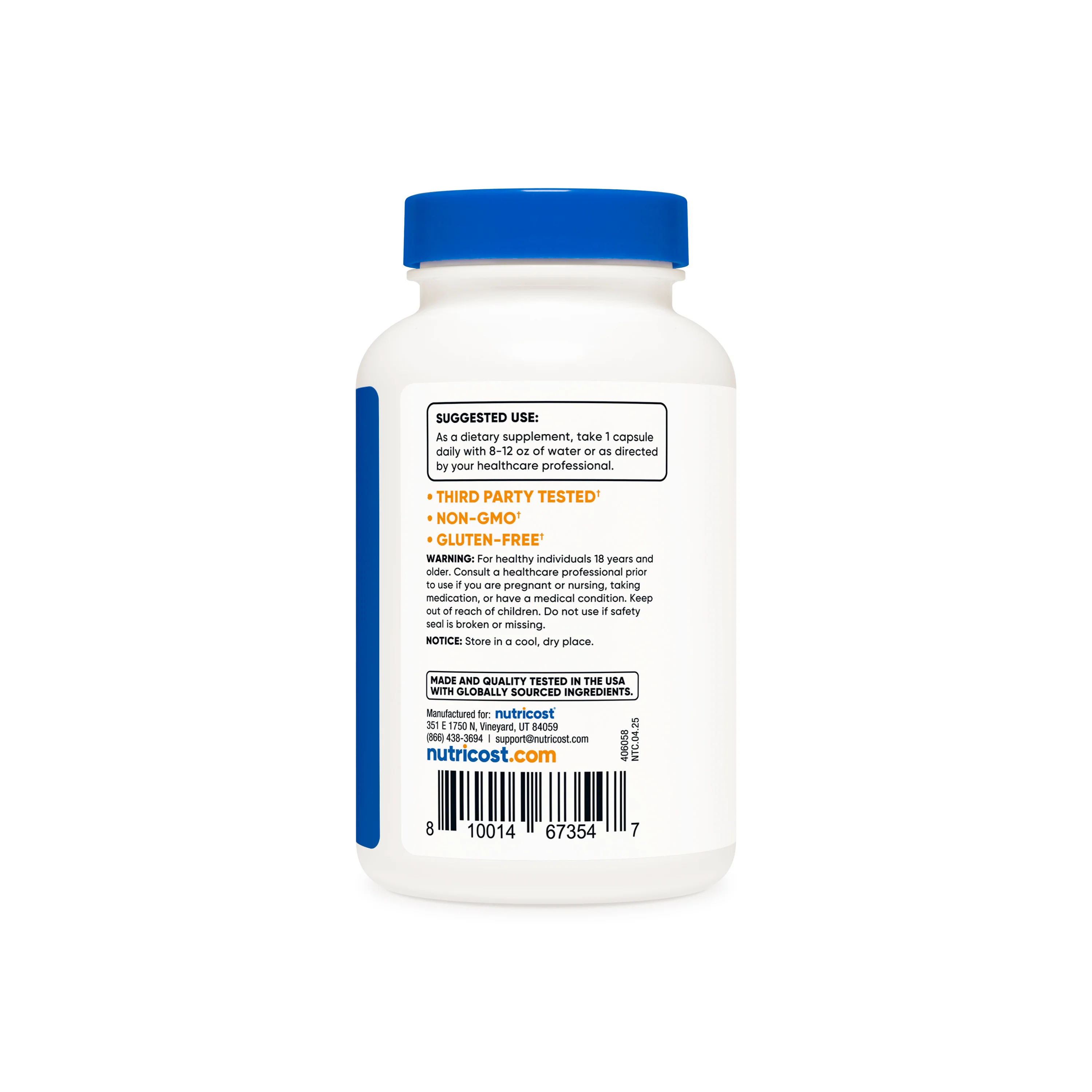 Nutricost Zinc Picolinate (30mg) - Image 6