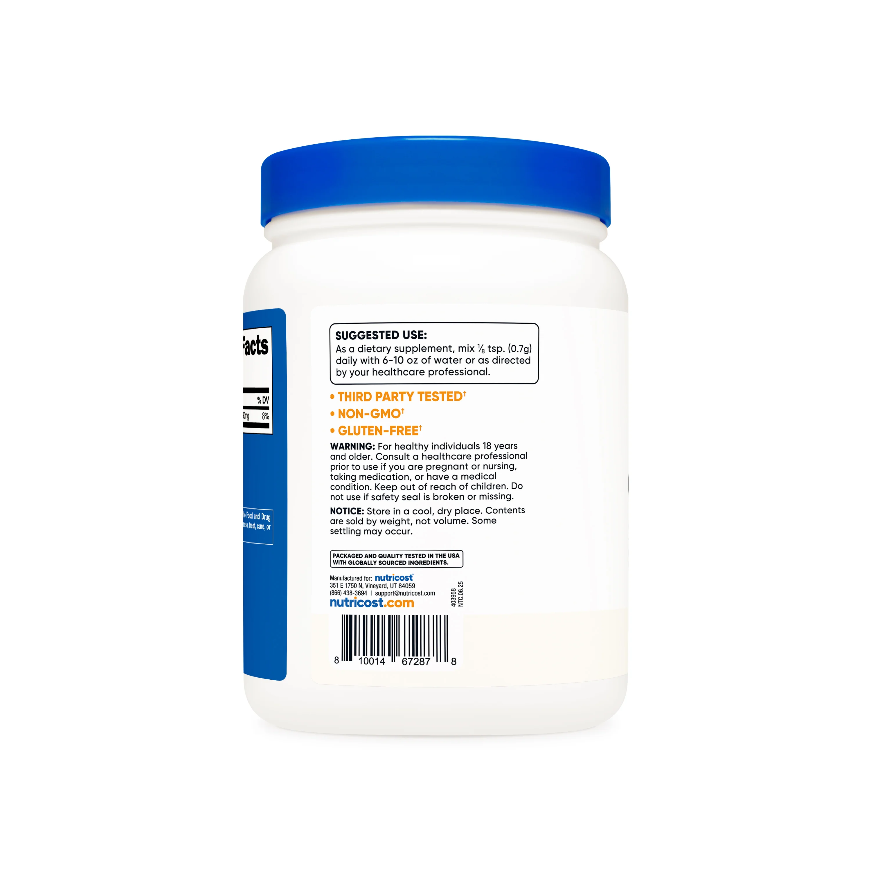 Nutricost Potassium Chloride Powder - Image 3