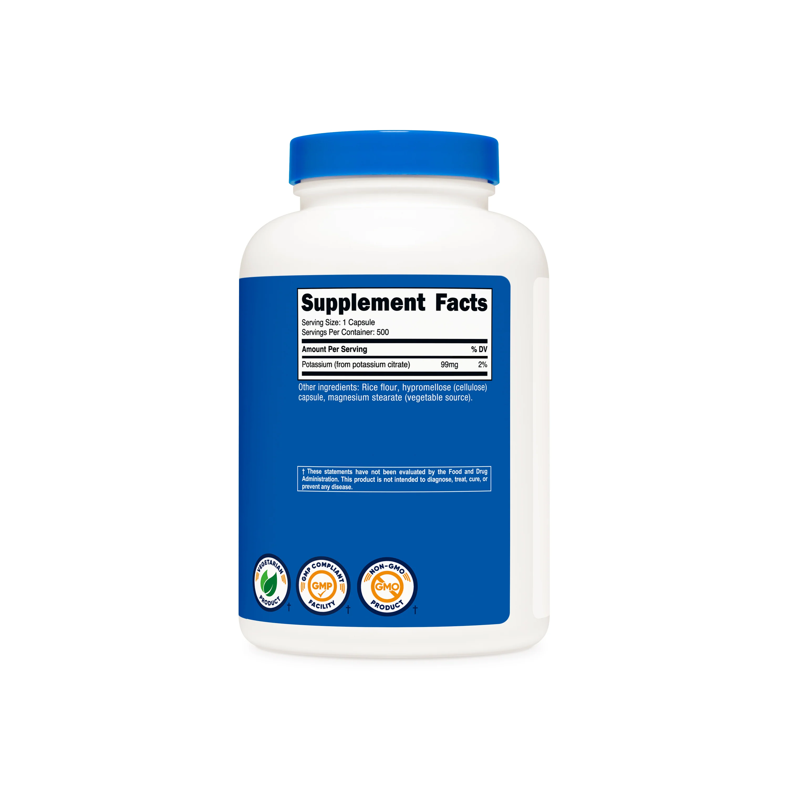 Nutricost Potassium Citrate Capsules - Image 5