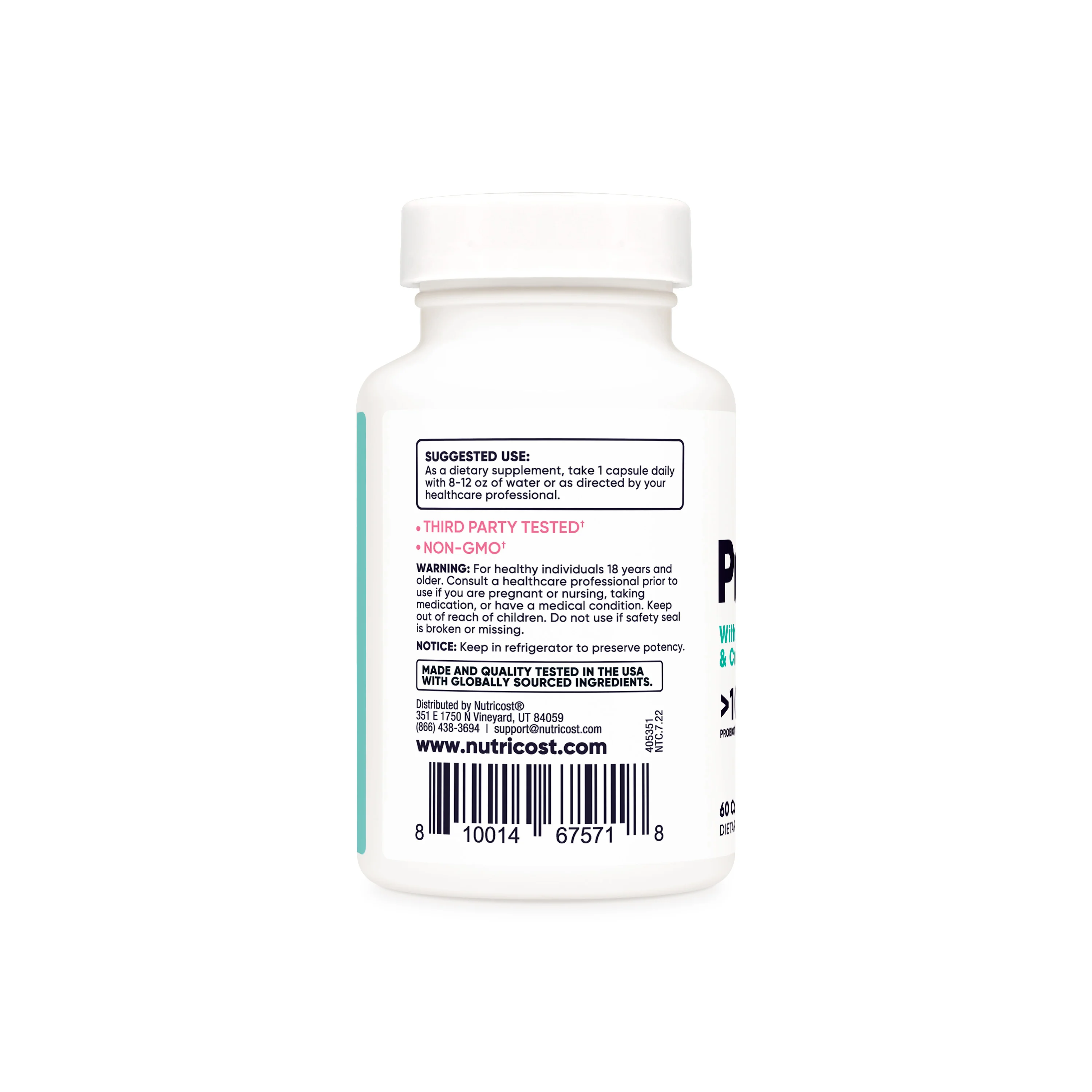 Nutricost Probiotic for Women Capsule - Image 6