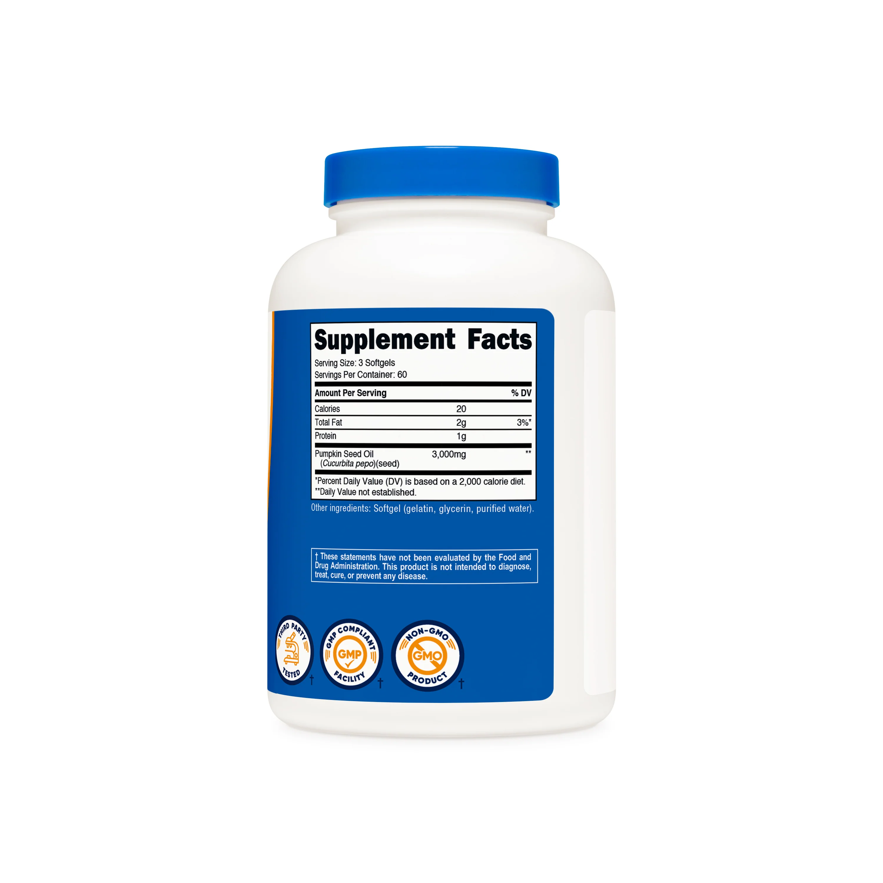 Nutricost Pumpkin Seed Oil - Image 2