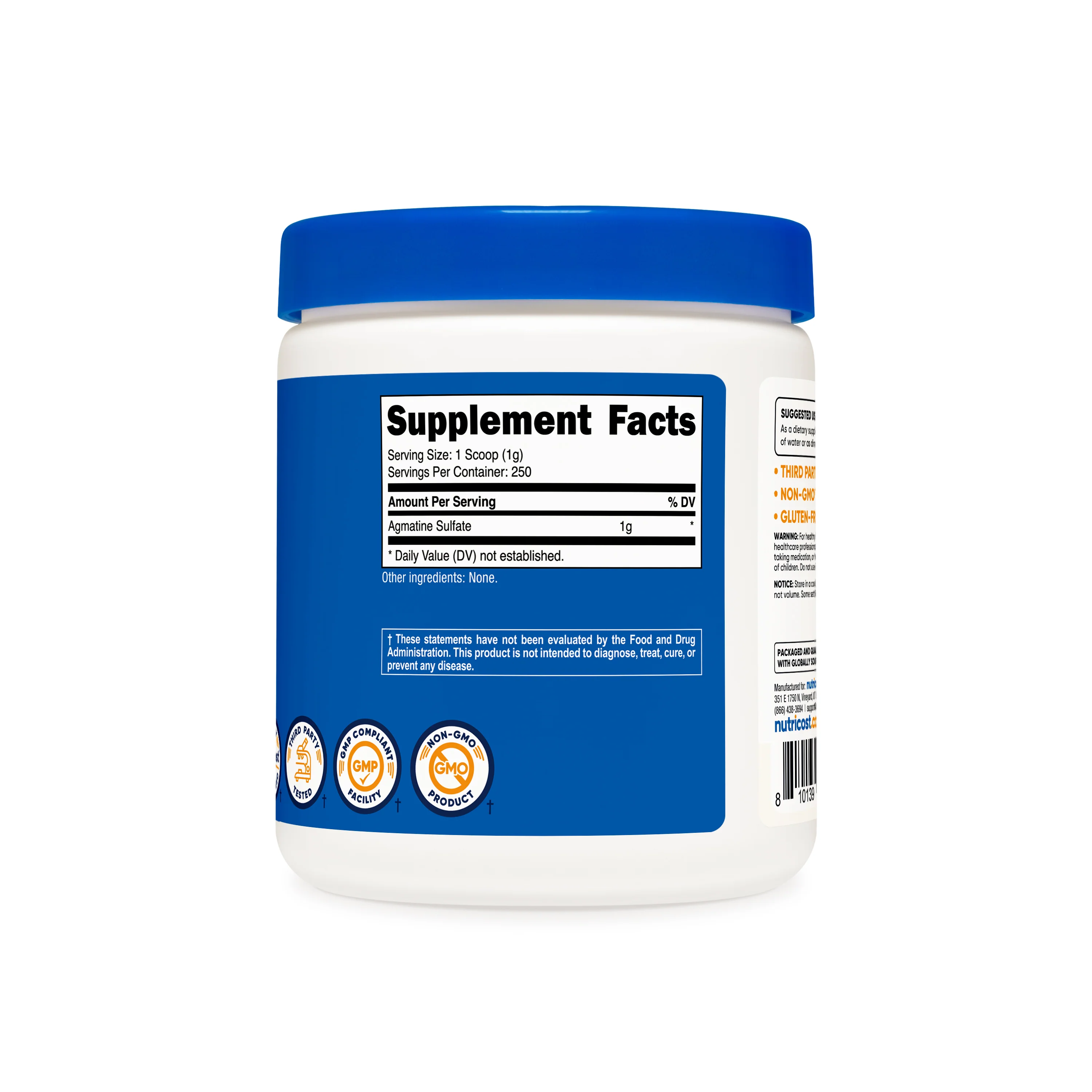 Nutricost Pure Agmatine Sulfate Powder - Image 5