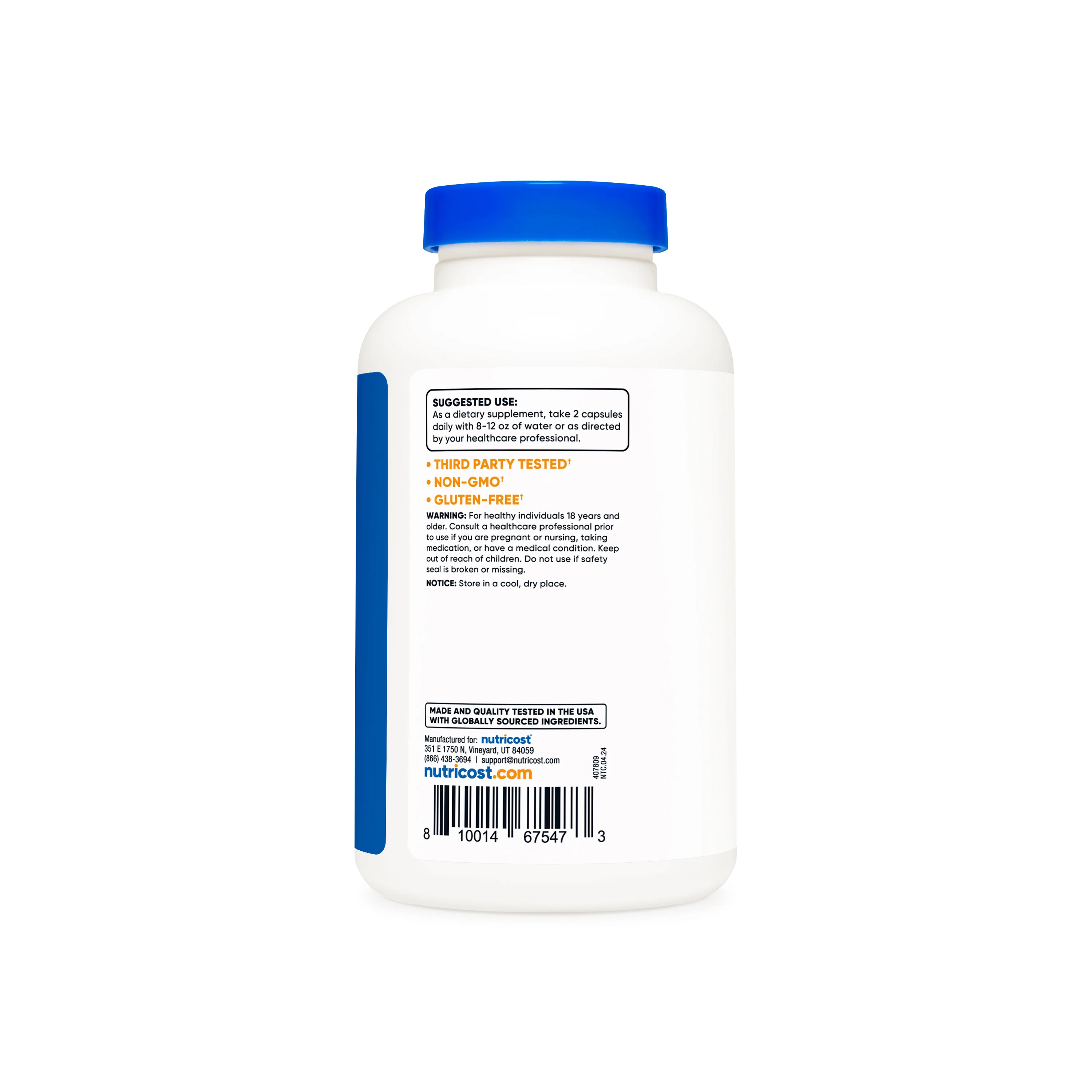 Nutricost Quercetin (With Bromelain) Capsules - Image 6