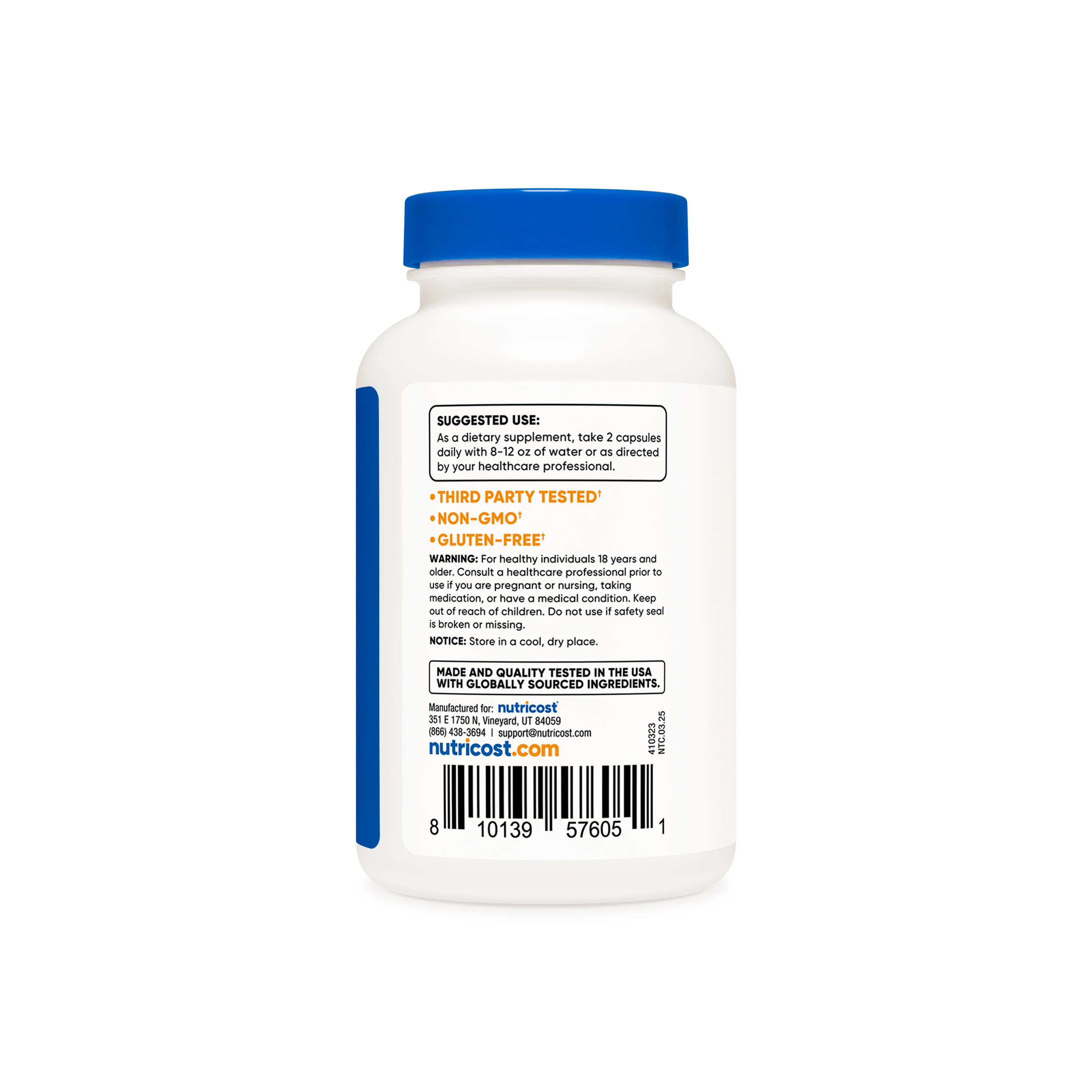 Nutricost Sodium Bicarbonate - Image 3