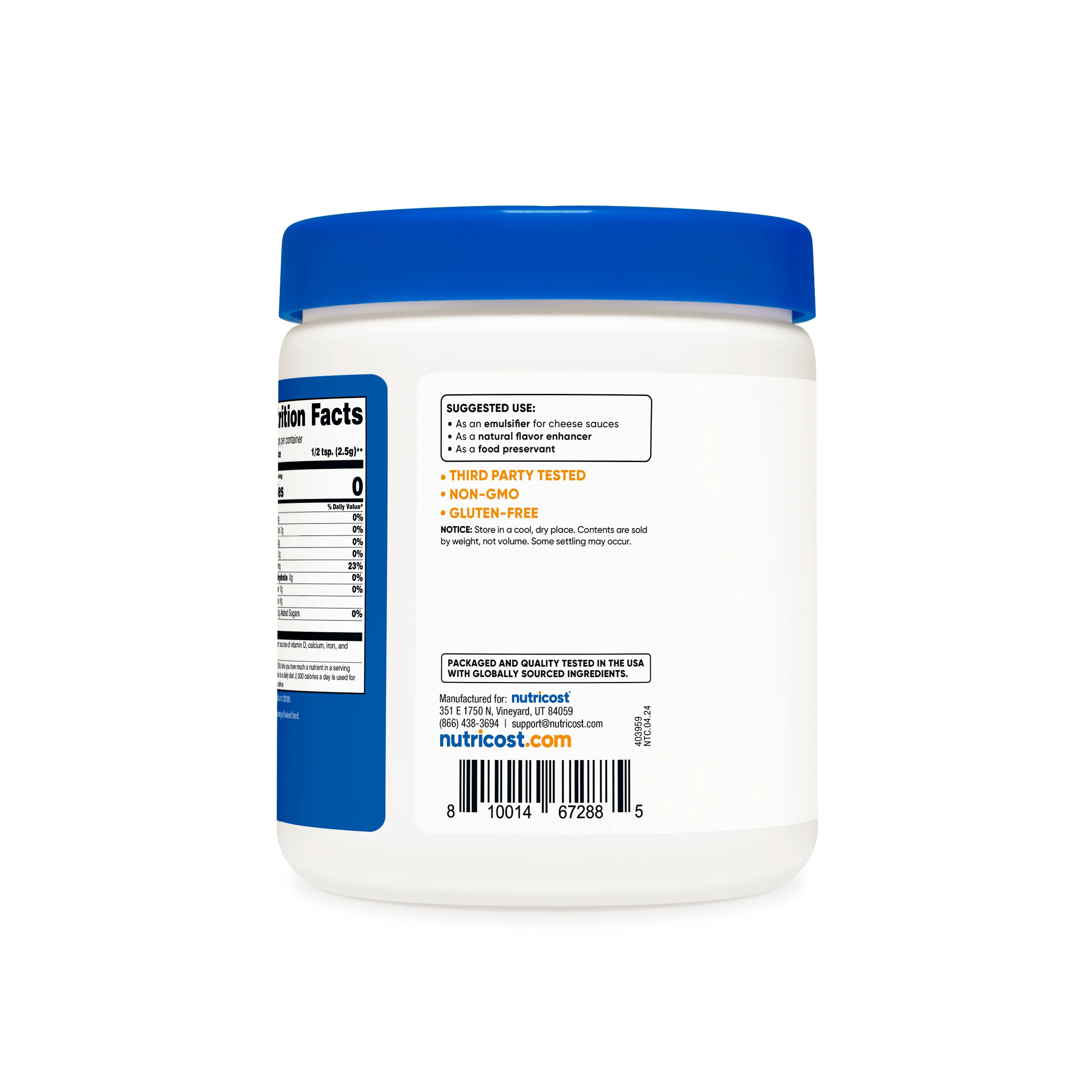 Nutricost Sodium Citrate Powder - Image 3