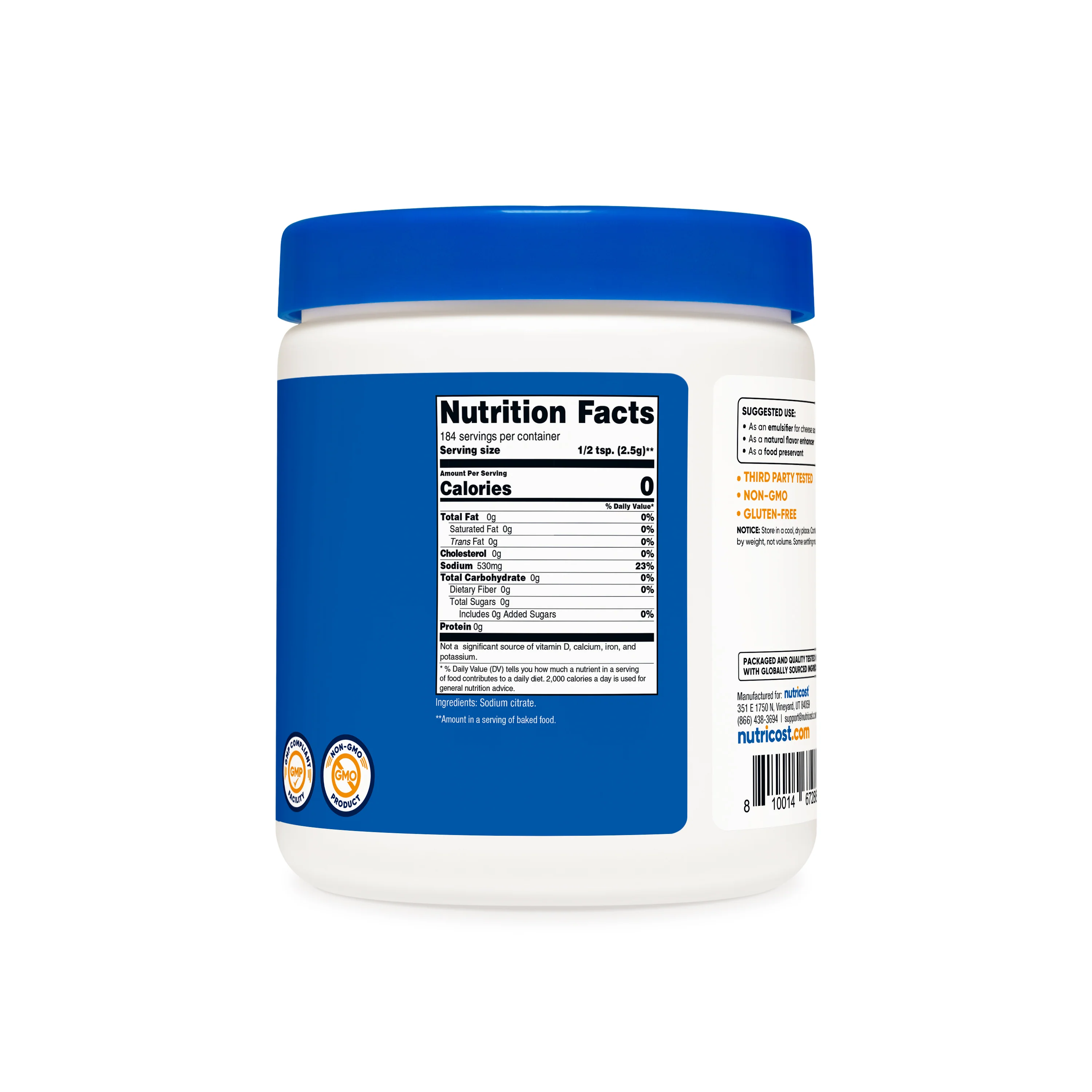Nutricost Sodium Citrate Powder - Image 5