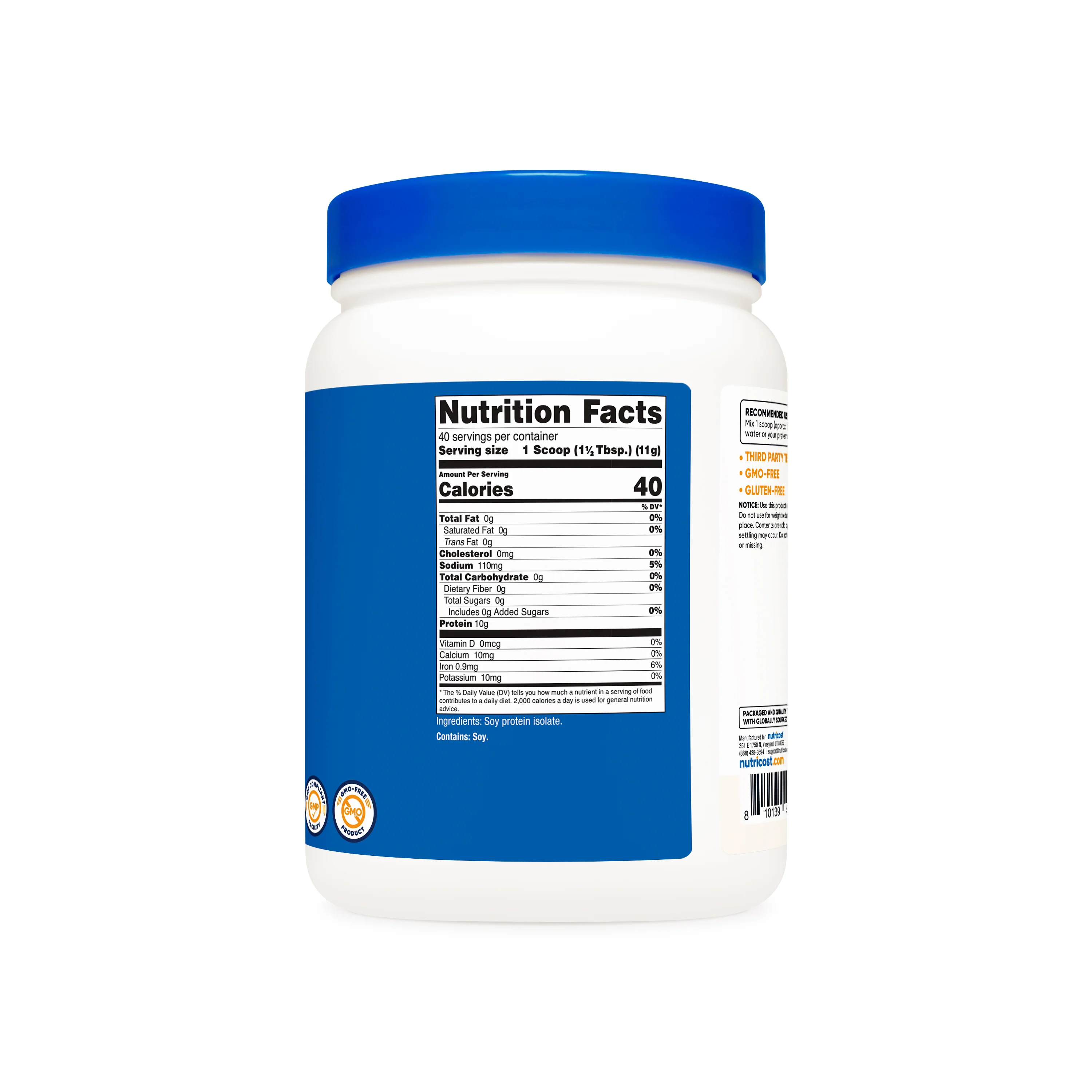 Nutricost Soy Protein Powder - Image 2