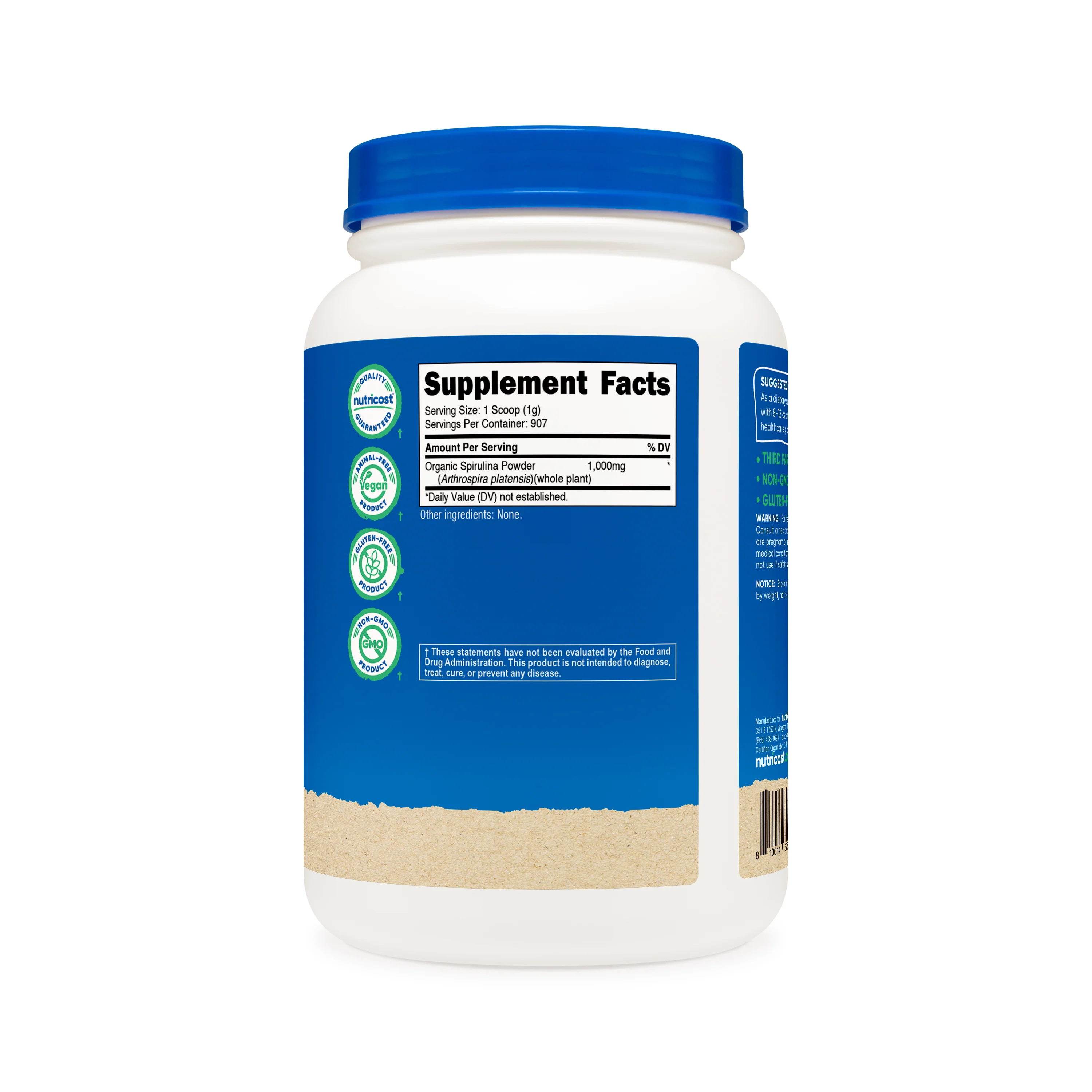 Nutricost Organic Spirulina Powder - Image 5