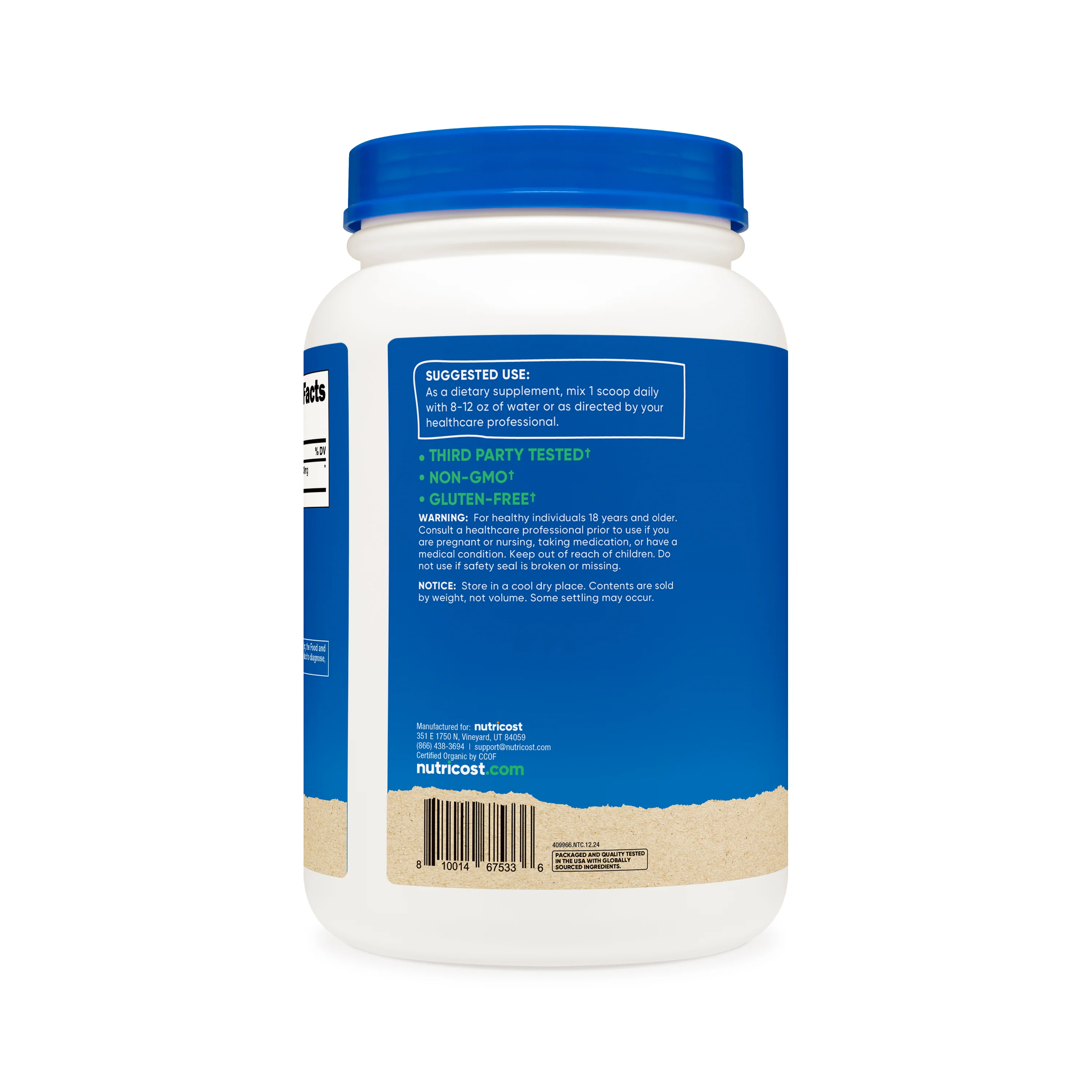 Nutricost Organic Spirulina Powder - Image 6