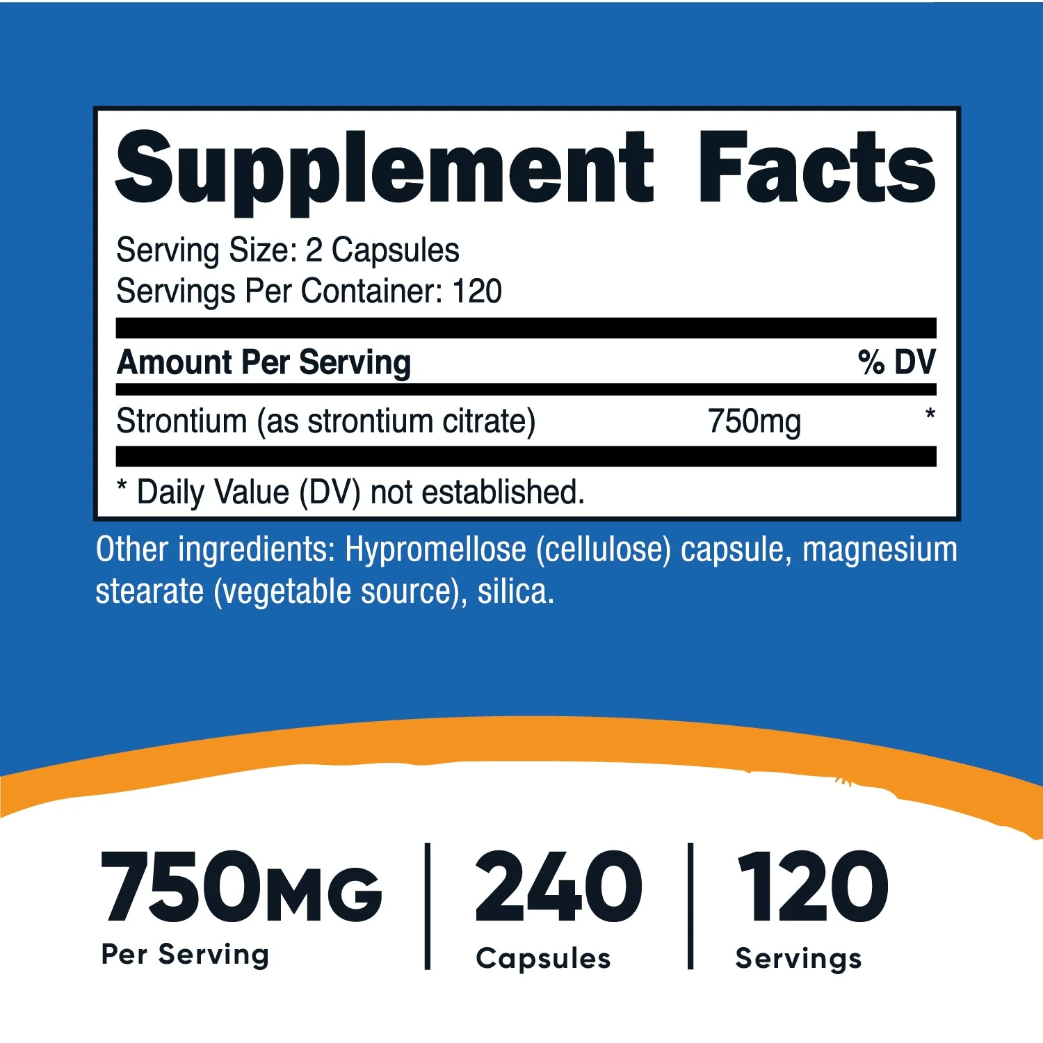 Nutricost Strontium Capsules - Image 6