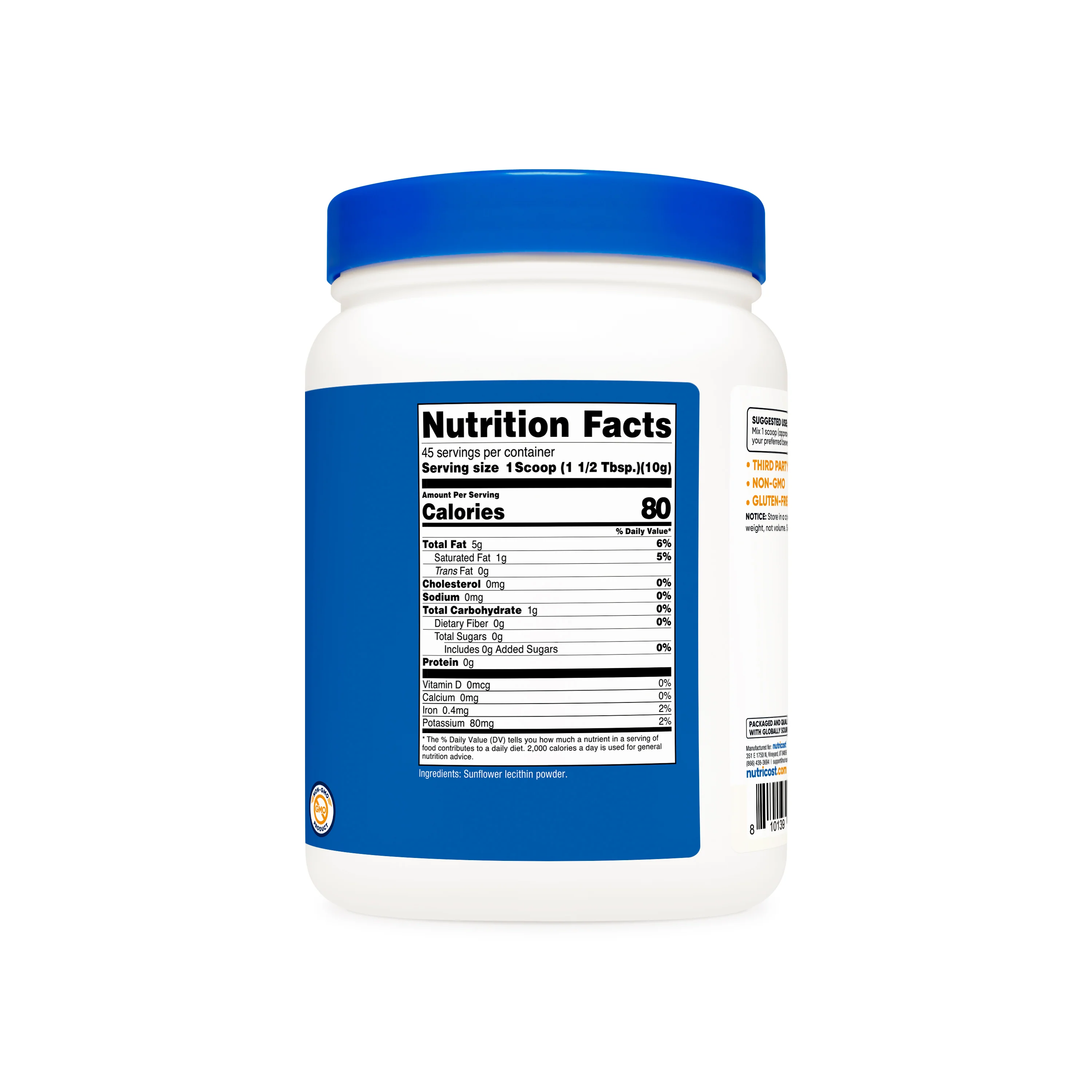 Nutricost Sunflower Lecithin Powder - Image 2