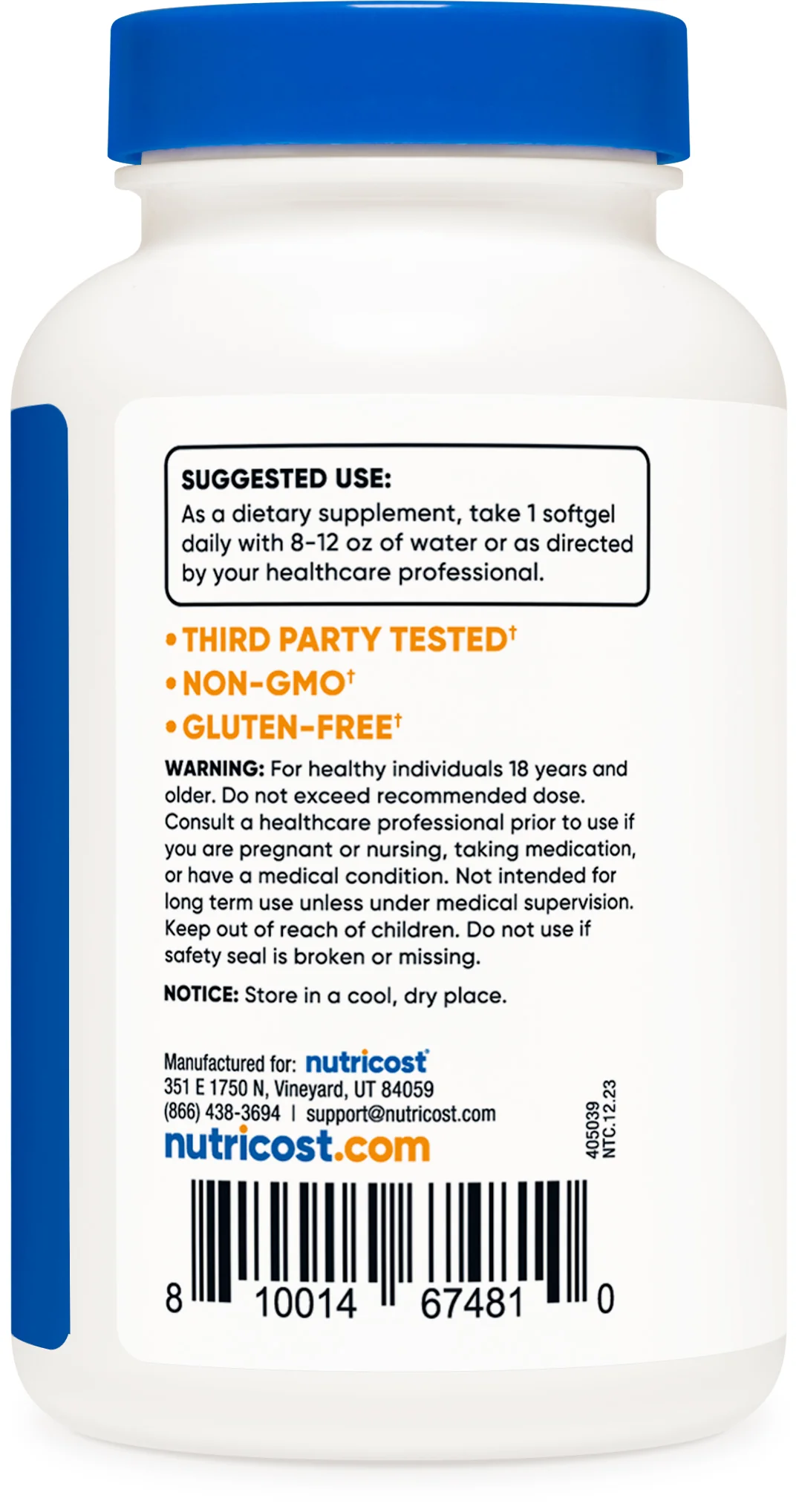 Nutricost Vitamin A Softgels - Image 4
