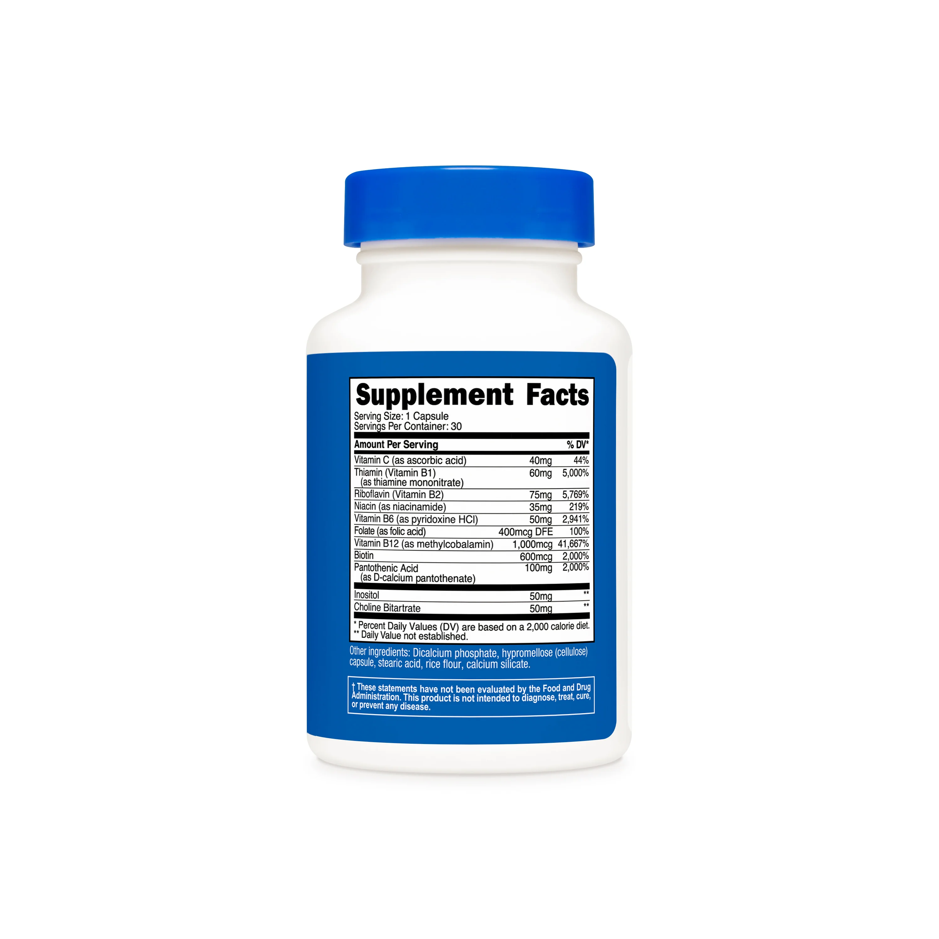Nutricost Vitamin B Complex Capsules - Image 5