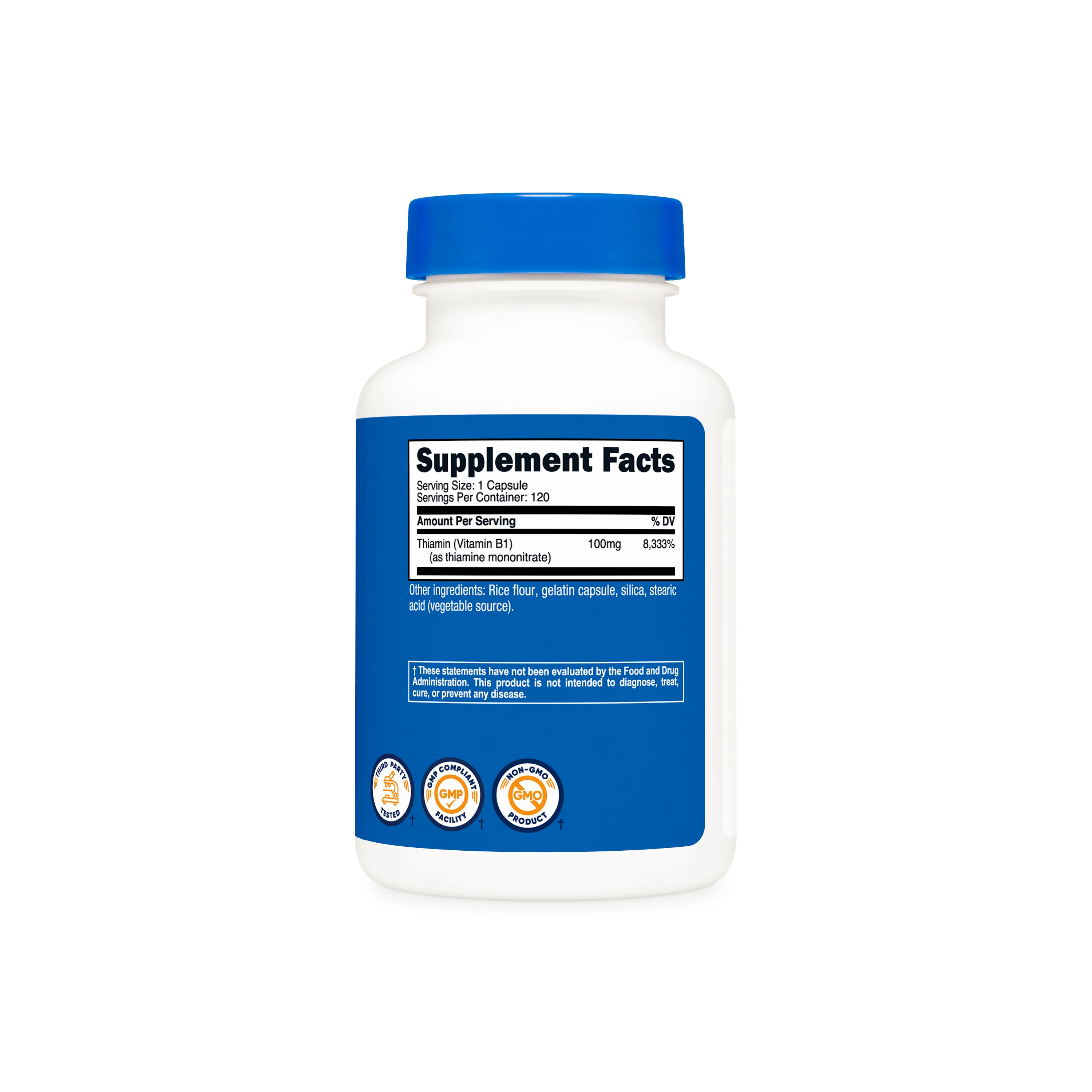 Nutricost Vitamin B1 Thiamine Capsules - Image 5