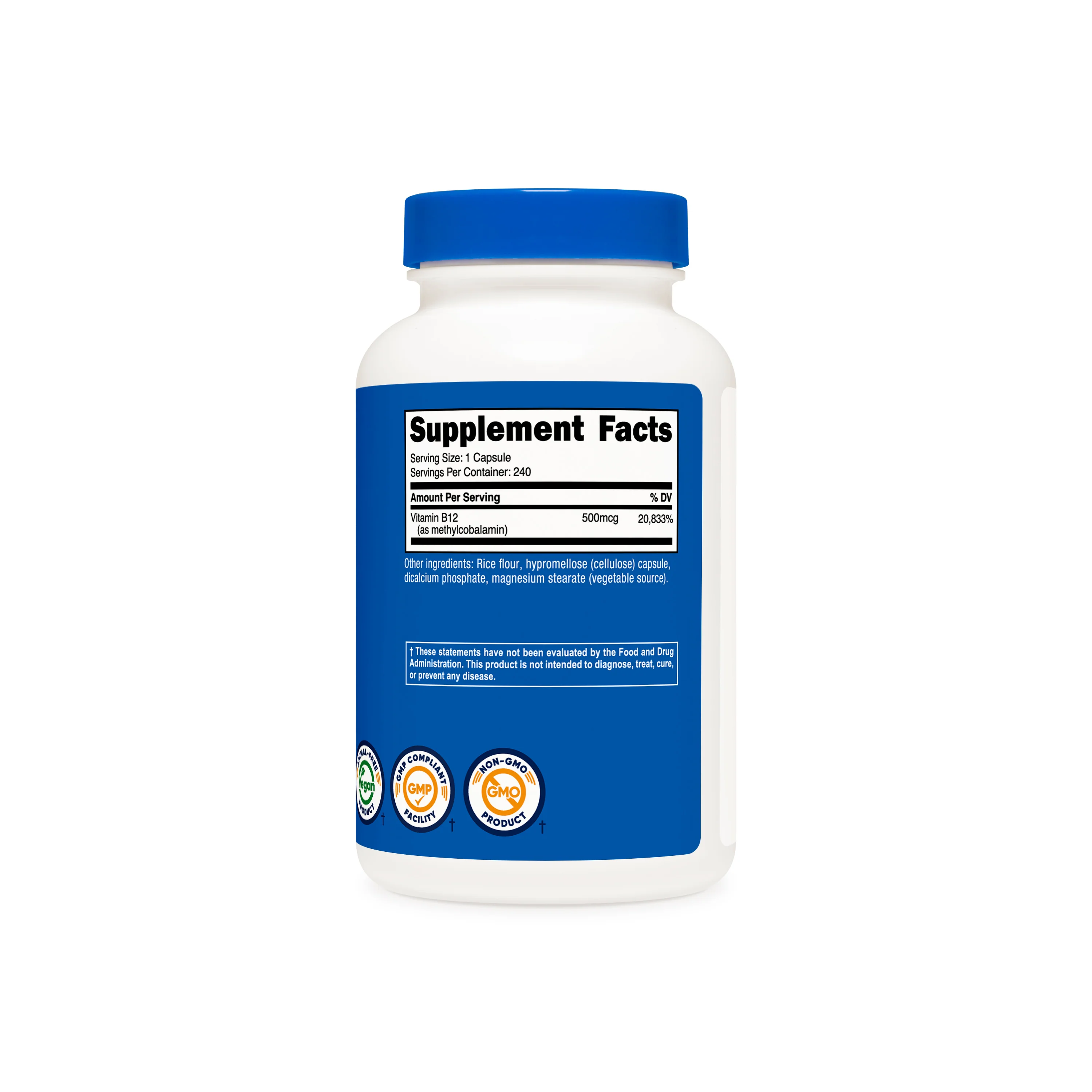 Nutricost Vitamin B12 Capsules - Image 20