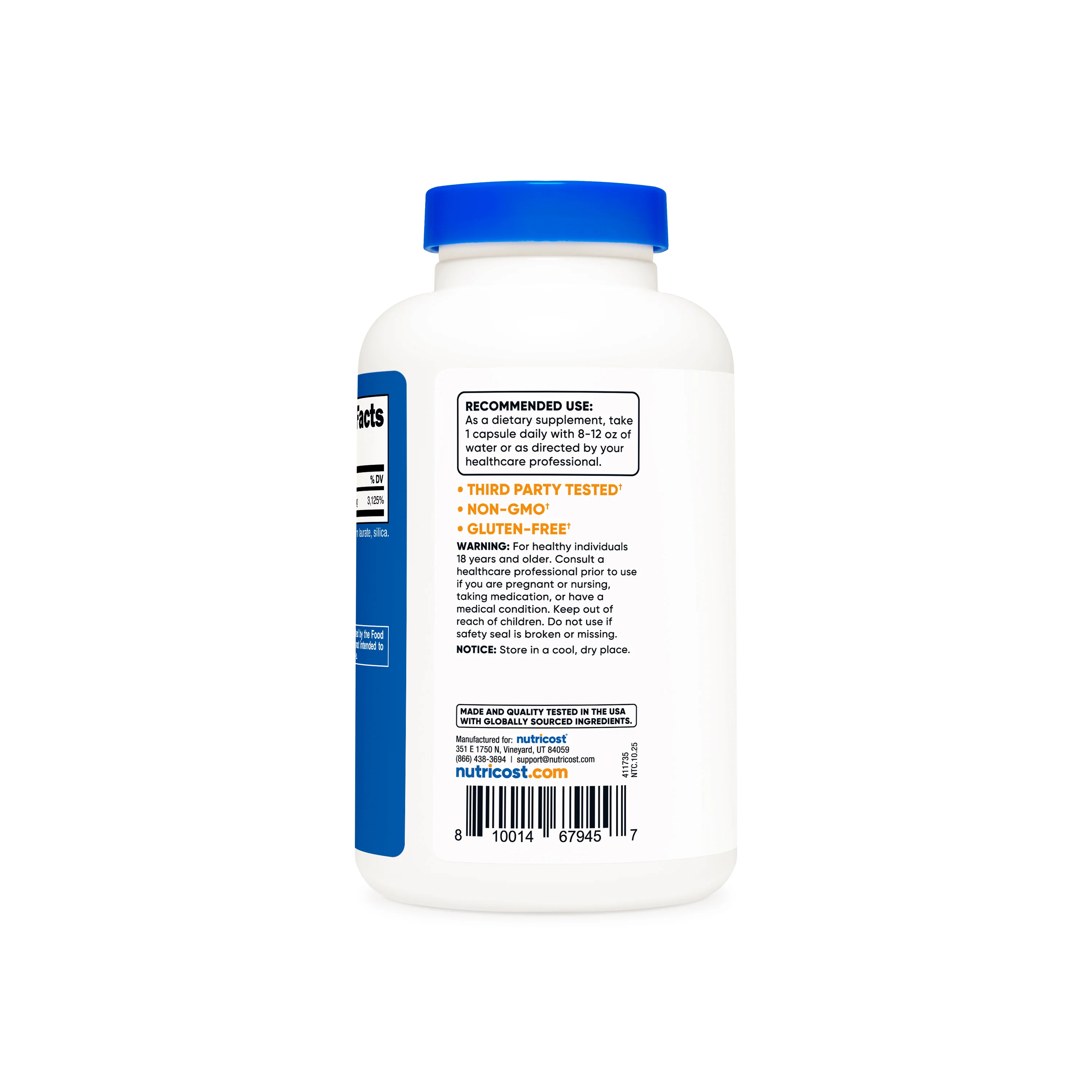Nutricost Vitamin B3 Niacinamide Capsules - Image 3