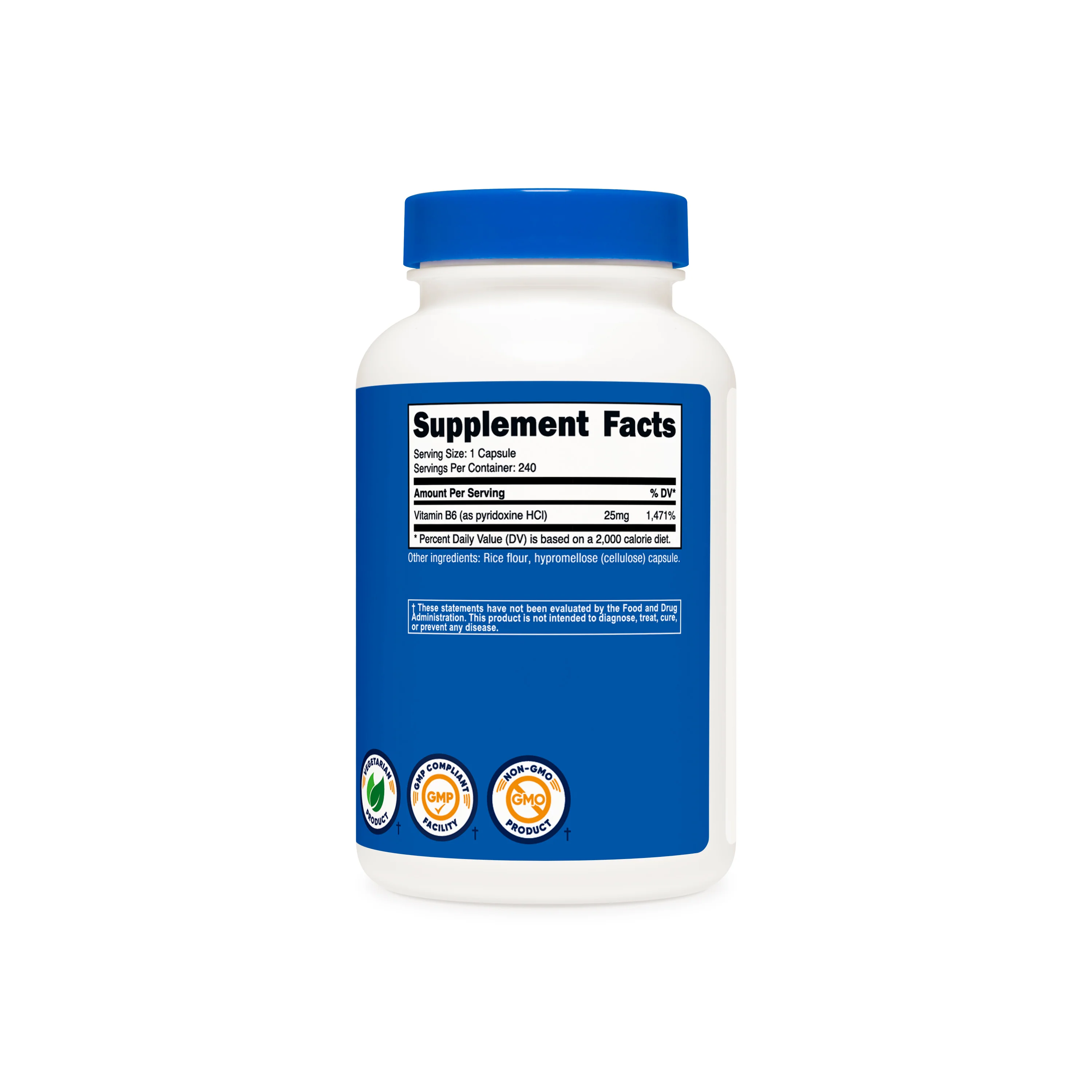 Nutricost Vitamin B6  Capsules - Image 2