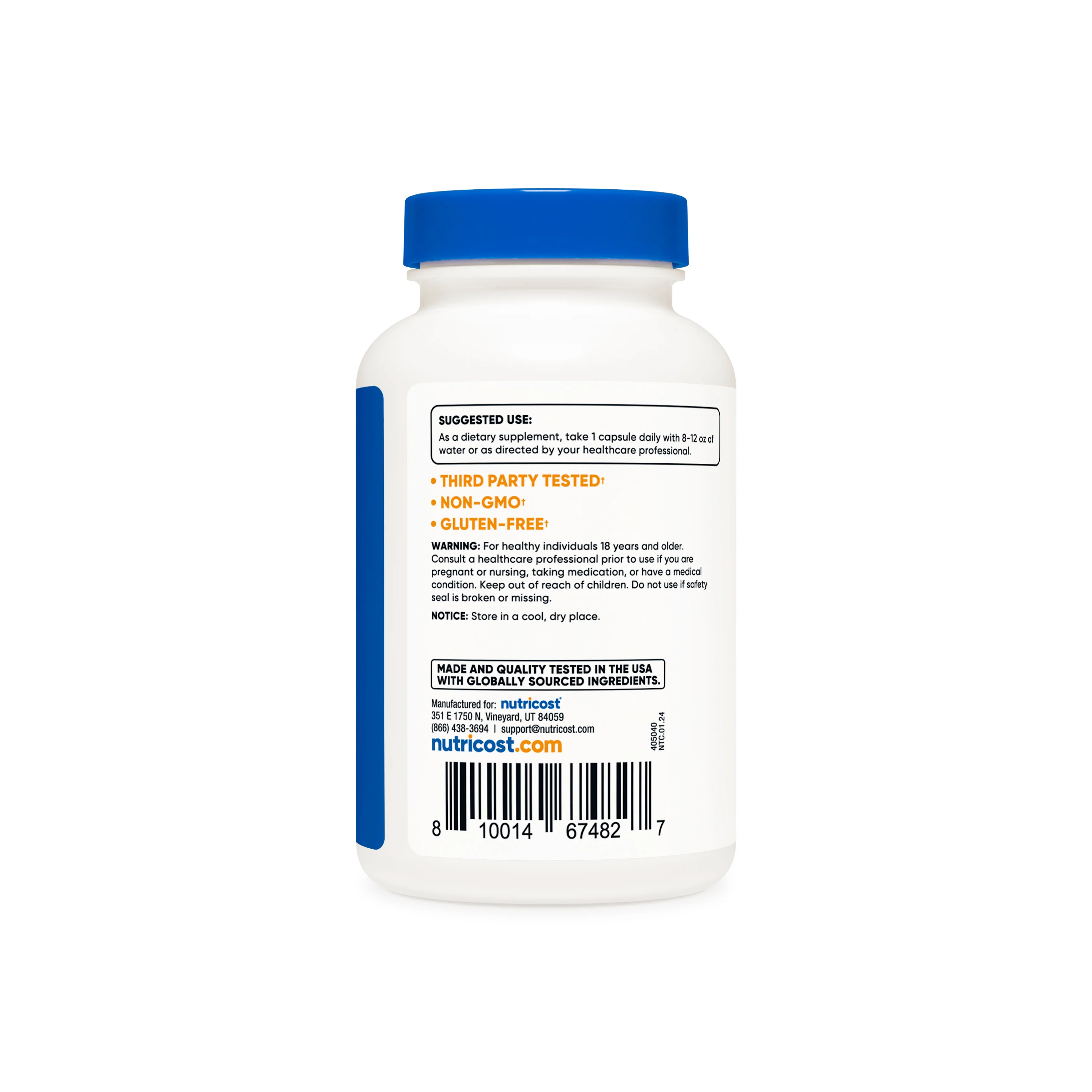 Nutricost Vitamin B6  Capsules - Image 3