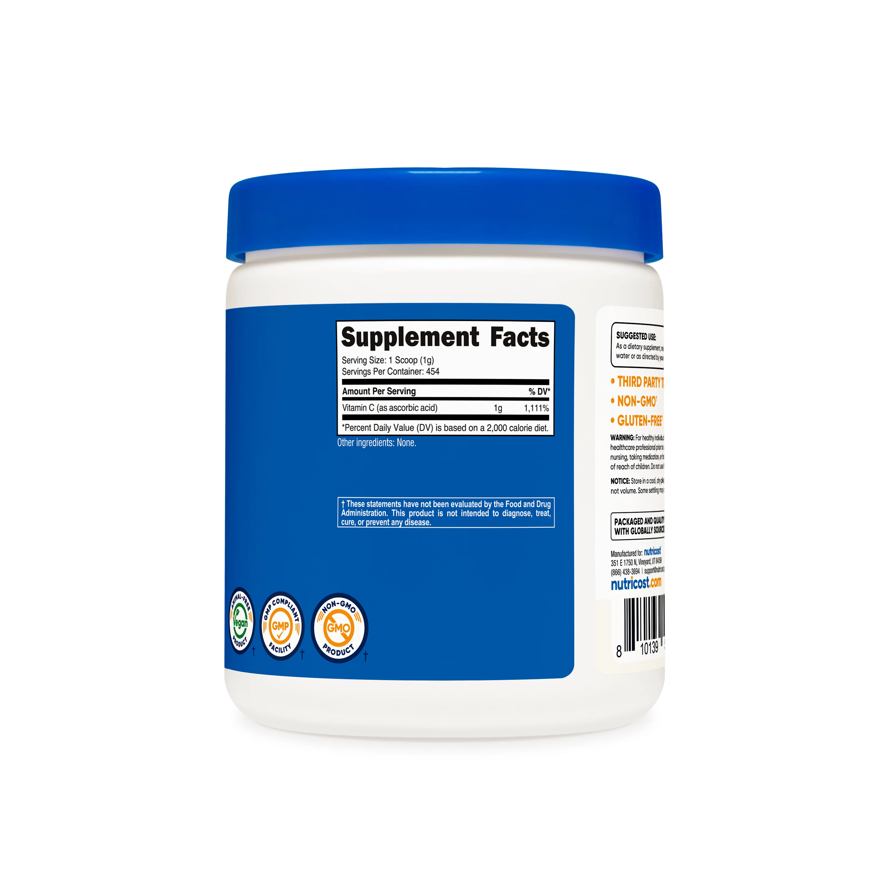 Nutricost Vitamin C Powder - Image 4