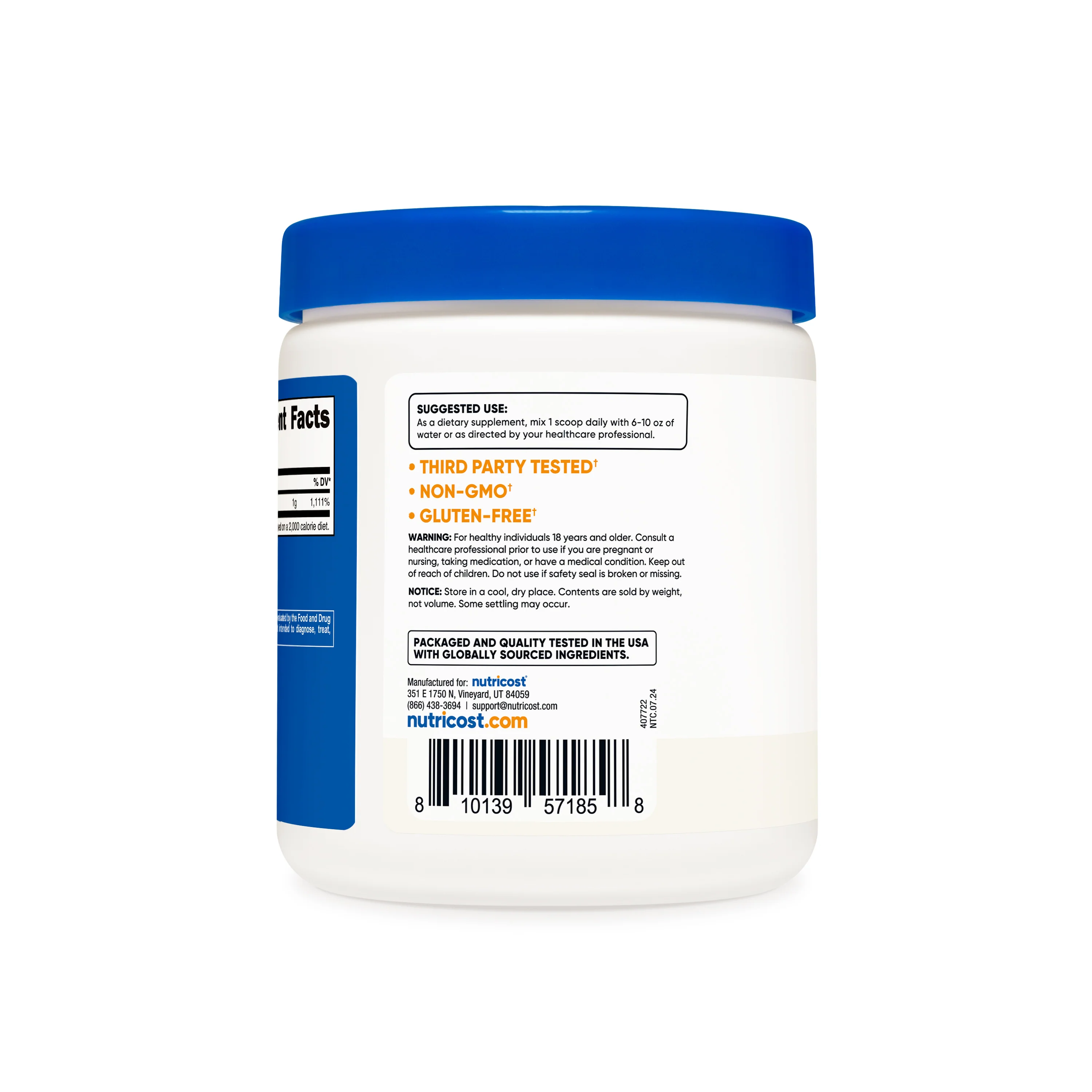 Nutricost Vitamin C Powder - Image 5