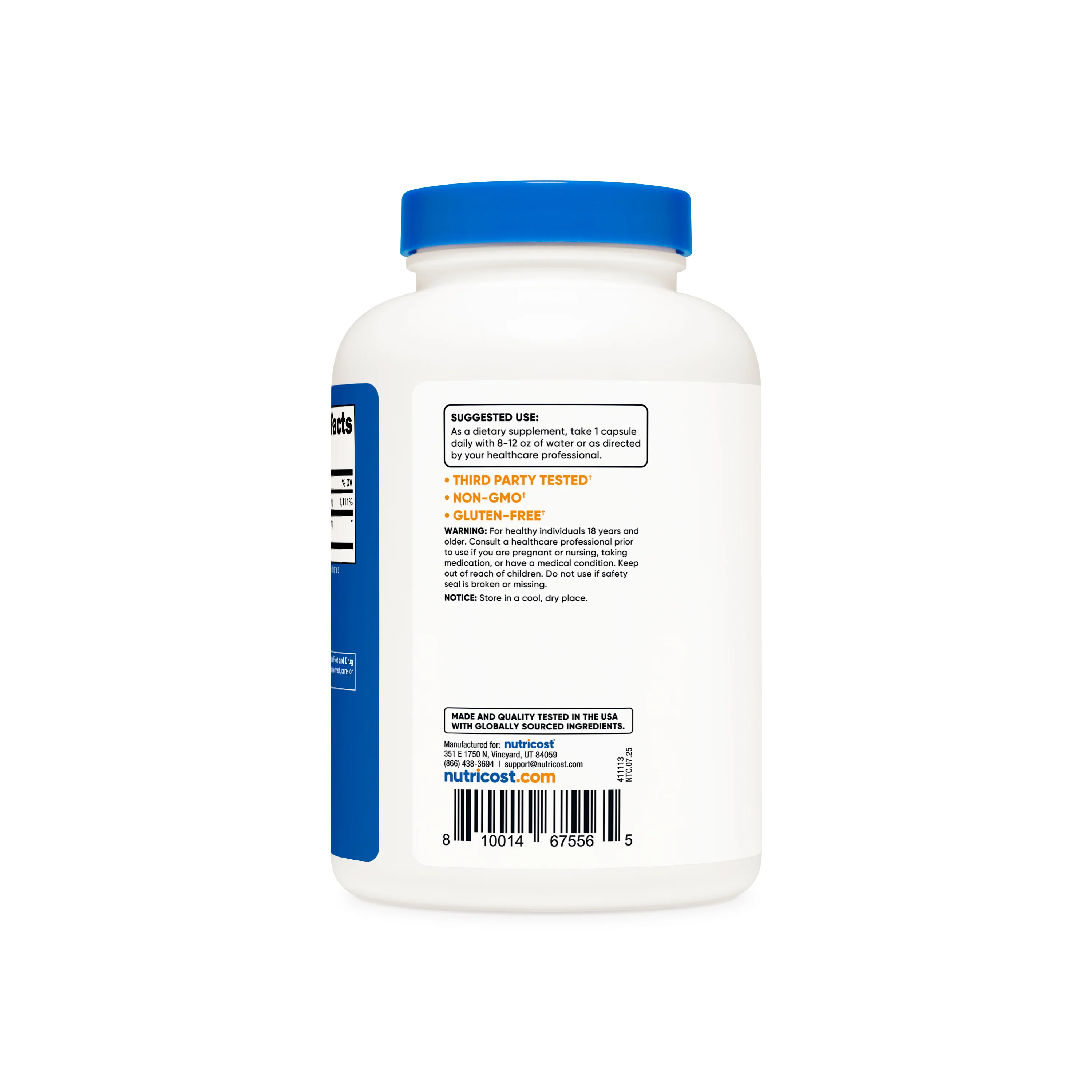Nutricost Vitamin C with Rose Hips Capsules - Image 3