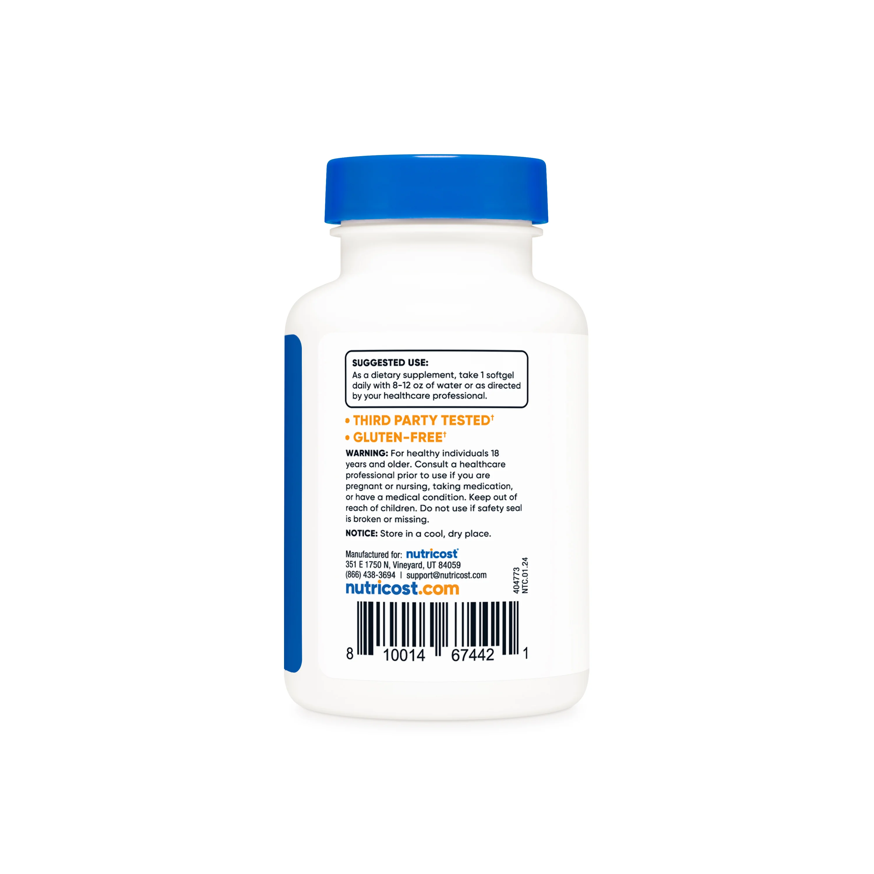 Nutricost Vitamin D3 Softgels - Image 3