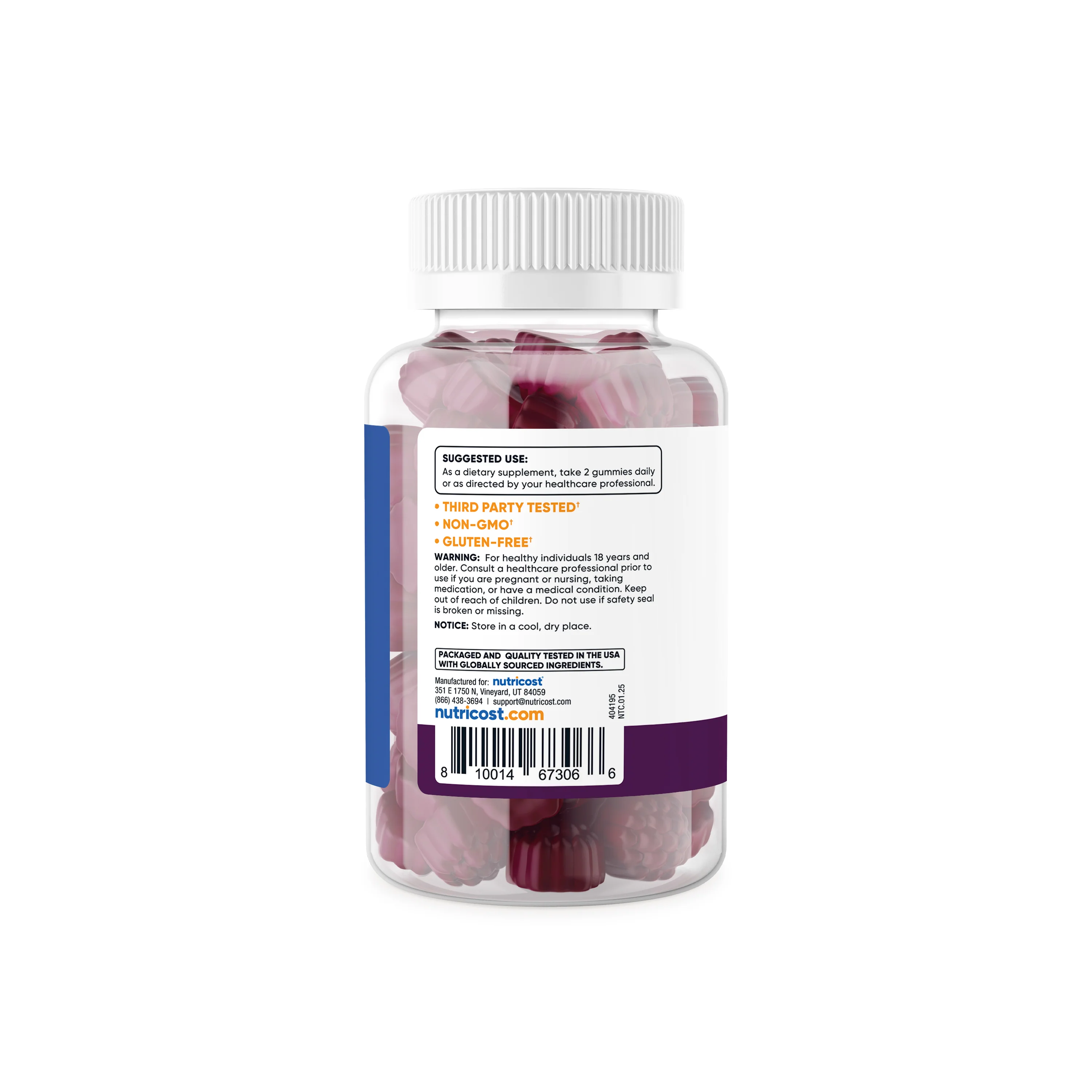 Nutricost Vitamin D3 Gummies (5,000iu) - Image 3