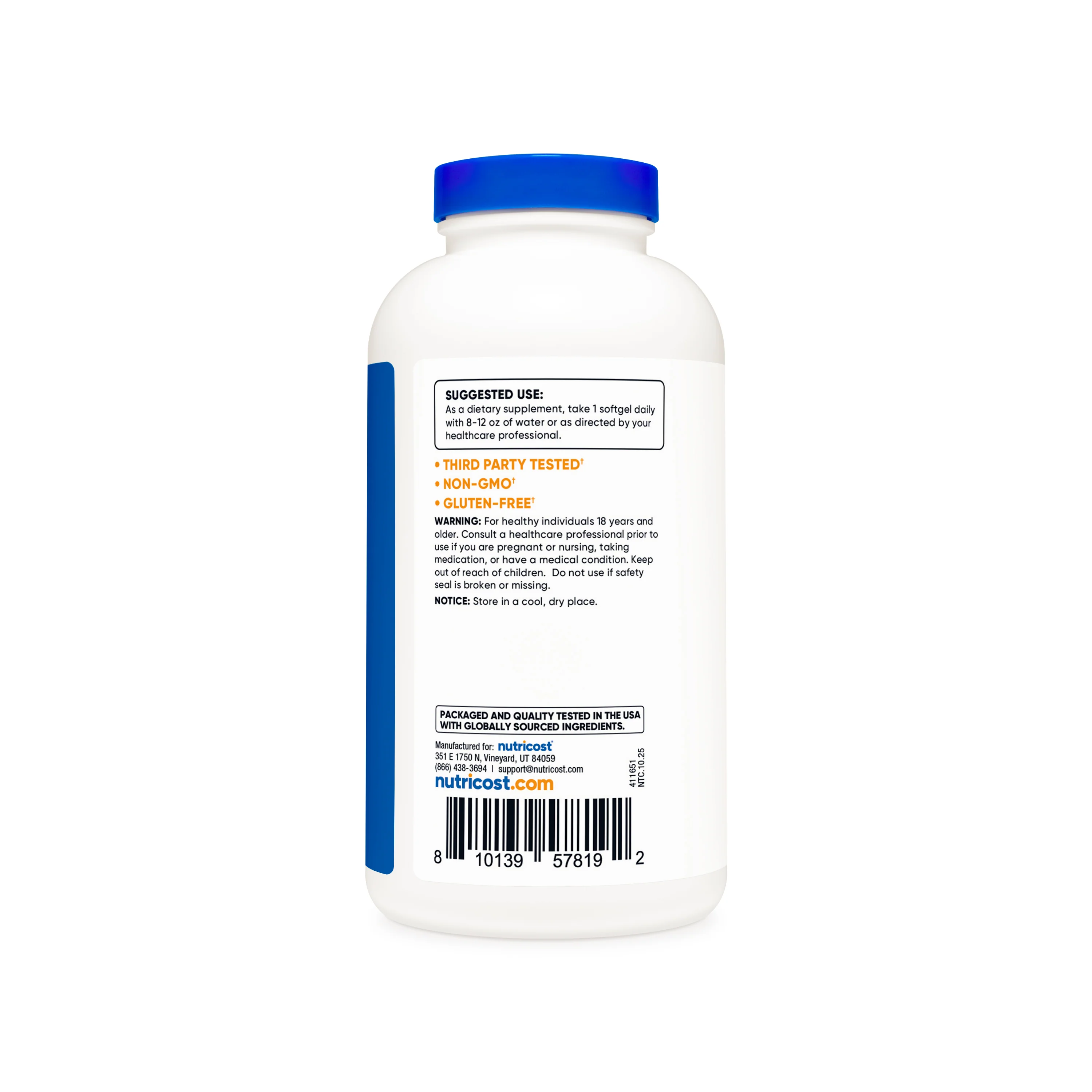 Nutricost Vitamin E Softgels - Image 3
