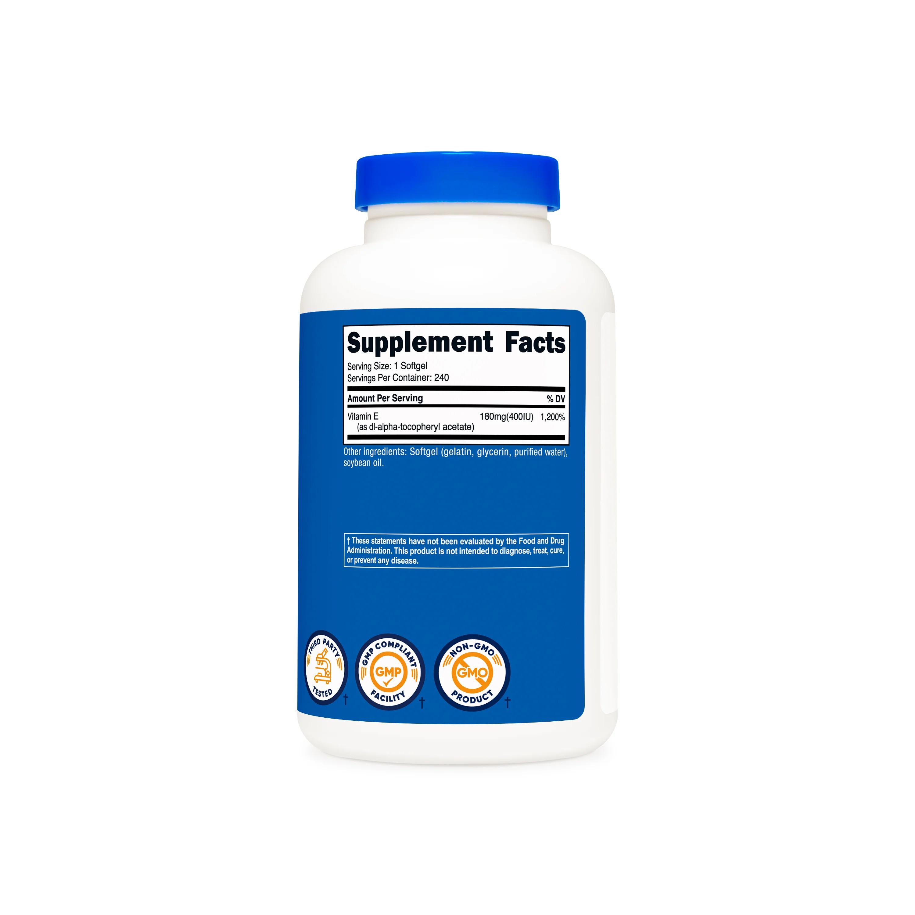 Nutricost Vitamin E Softgels - Image 5