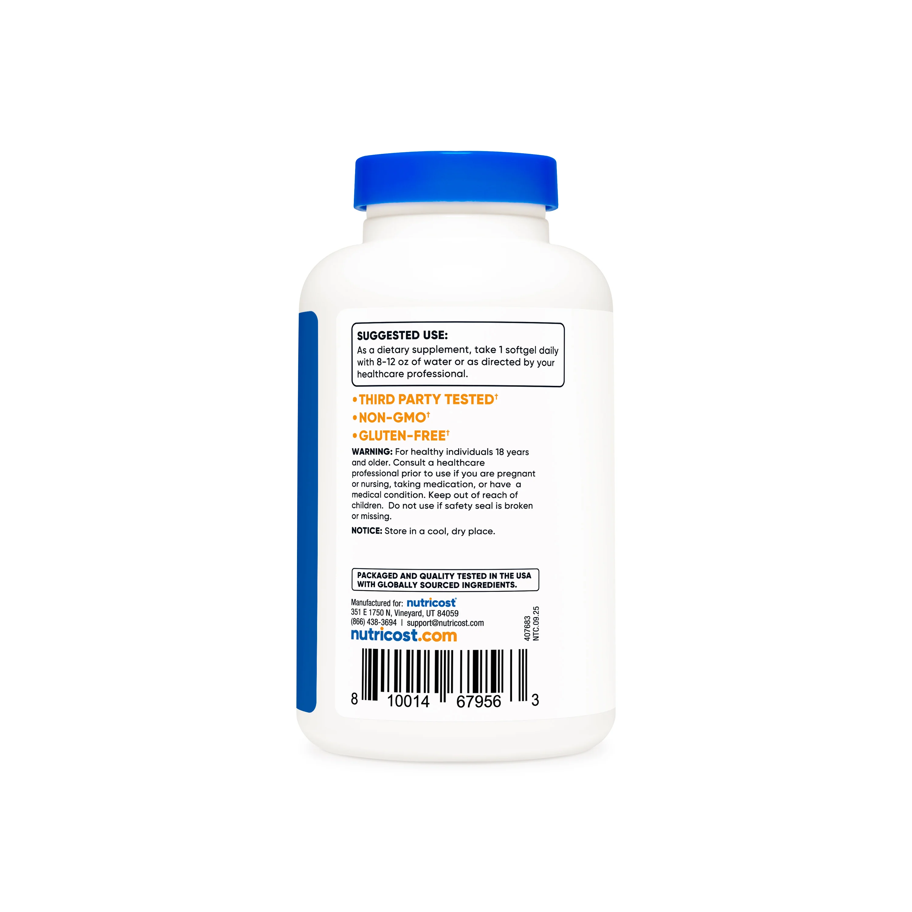 Nutricost Vitamin E Softgels - Image 6