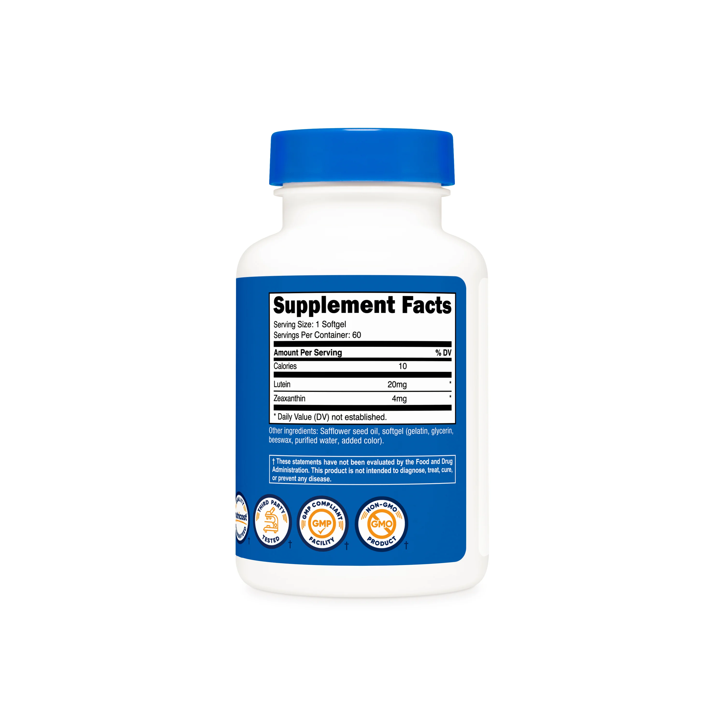 Nutricost Zeaxanthin (with Lutein) Softgels - Image 2