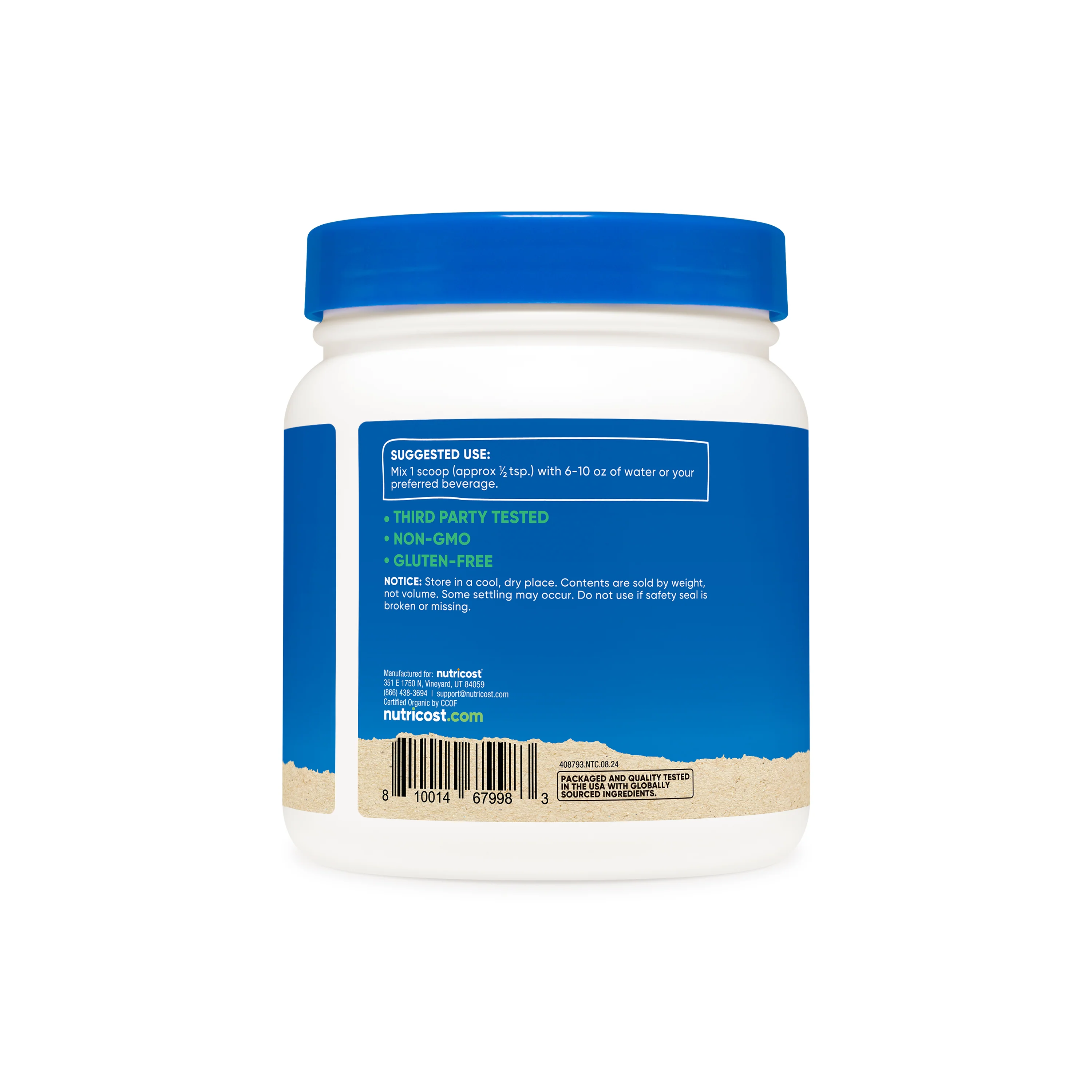Nutricost Organic Barley Grass Juice Powder - Image 3