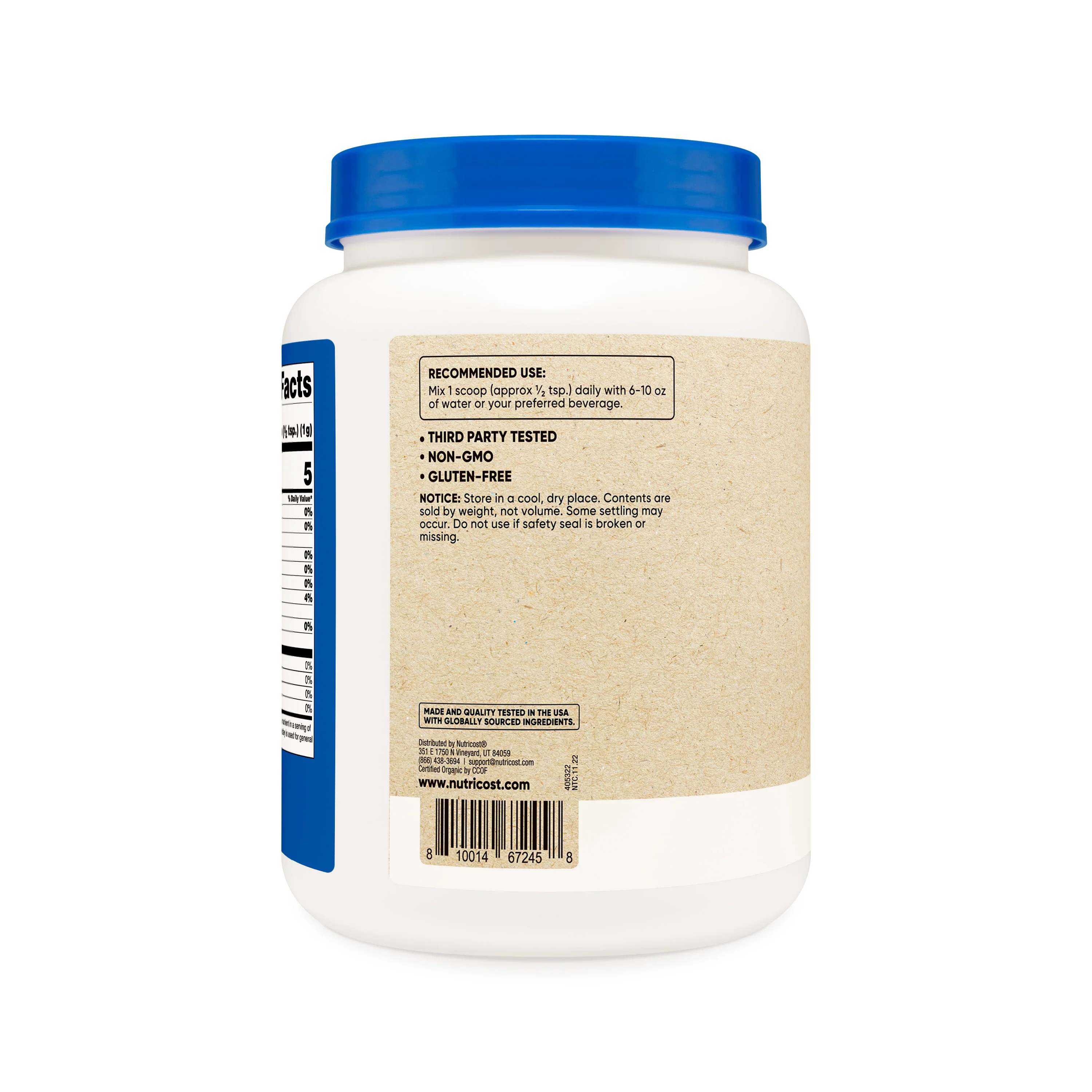 Nutricost Organic Barley Grass Juice Powder - Image 6
