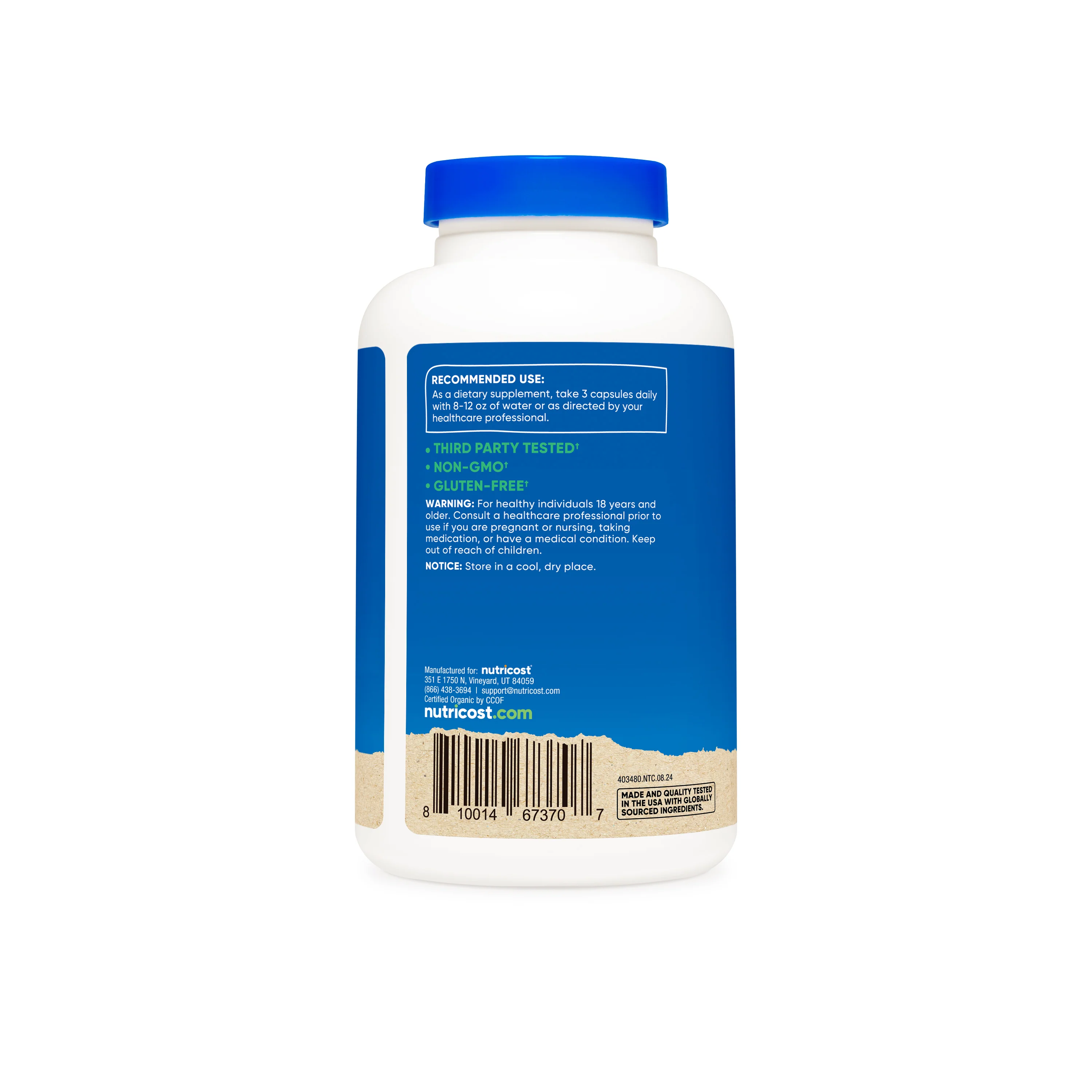 Nutricost Made With Organic Beet Root Capsules - Image 3