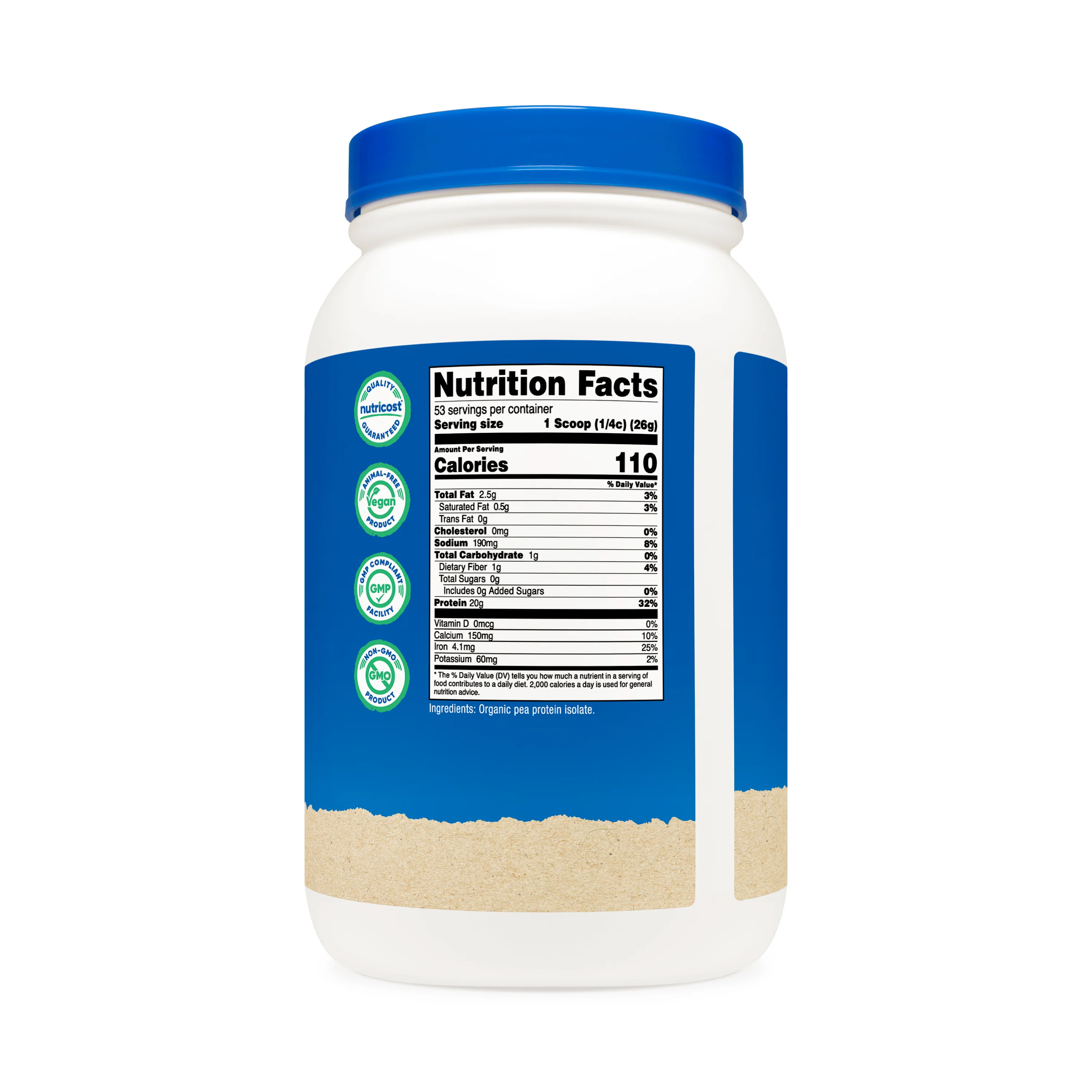 Nutricost Organic Pea Protein Powder - Image 16