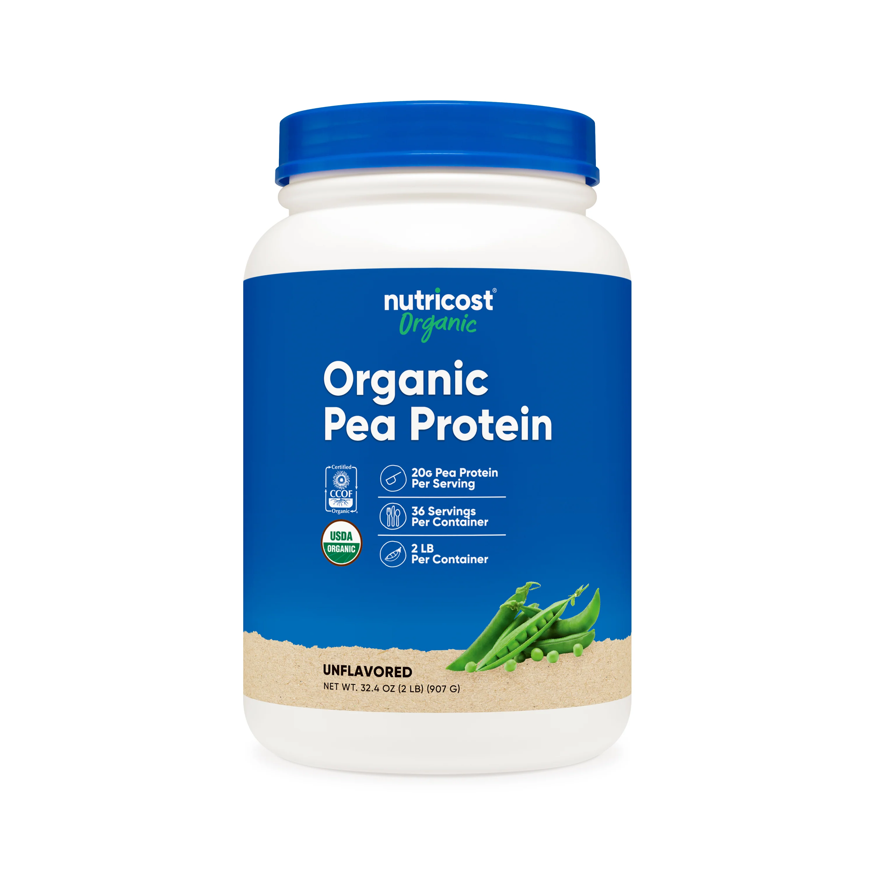 Nutricost Organic Pea Protein Powder - Image 4