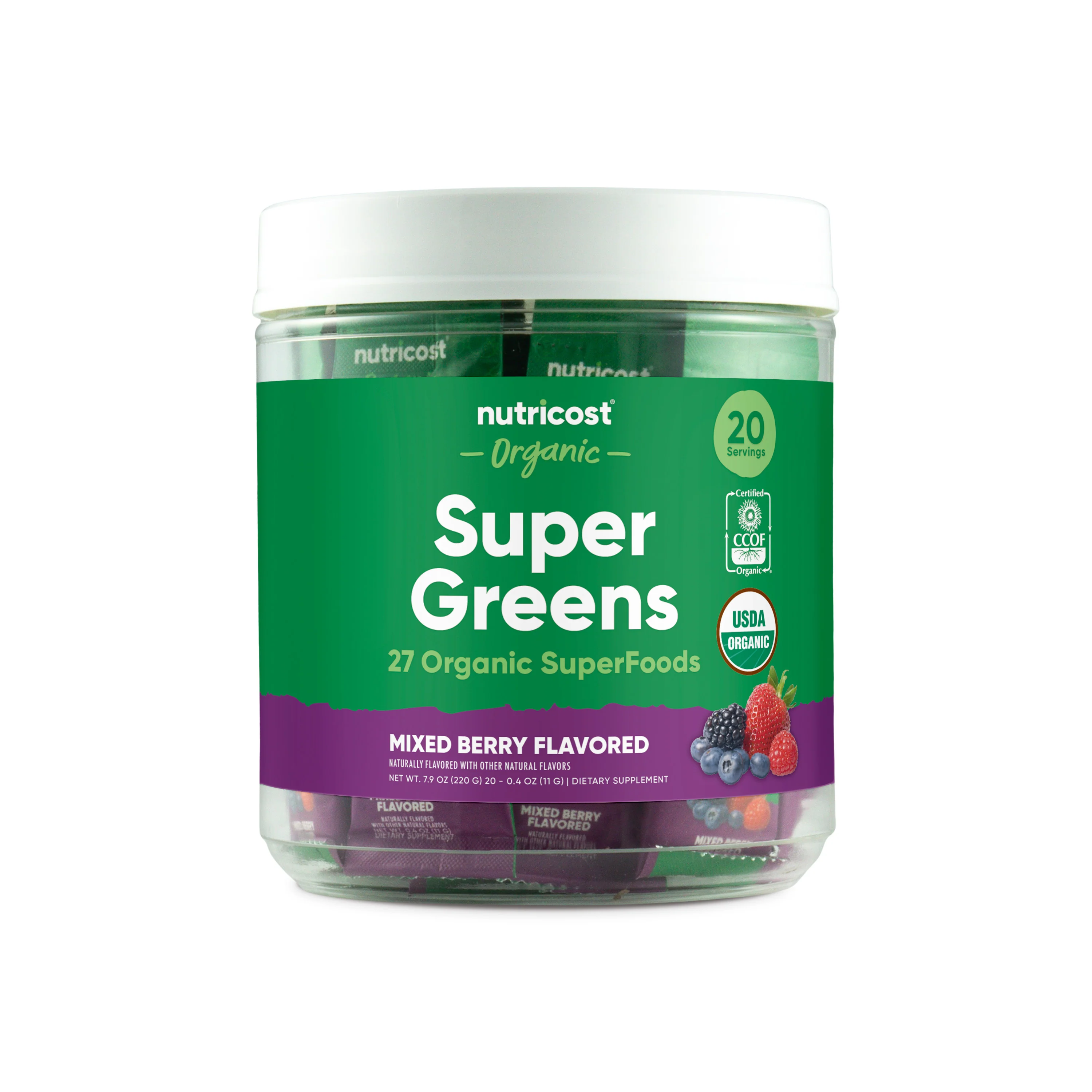 Nutricost Organic Super Greens Stickpacks - Image 5