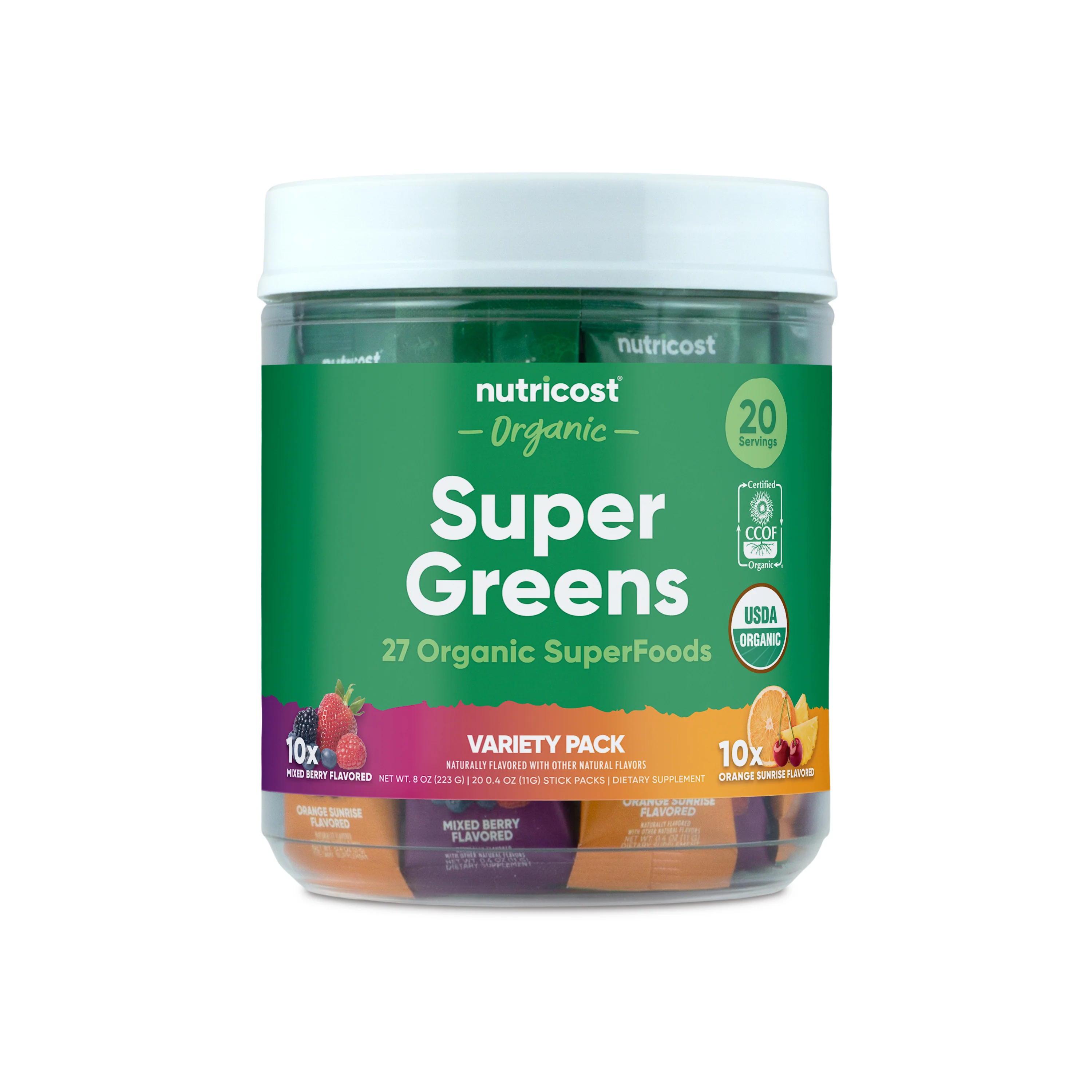 Nutricost Organic Super Greens Stickpacks - Image 7